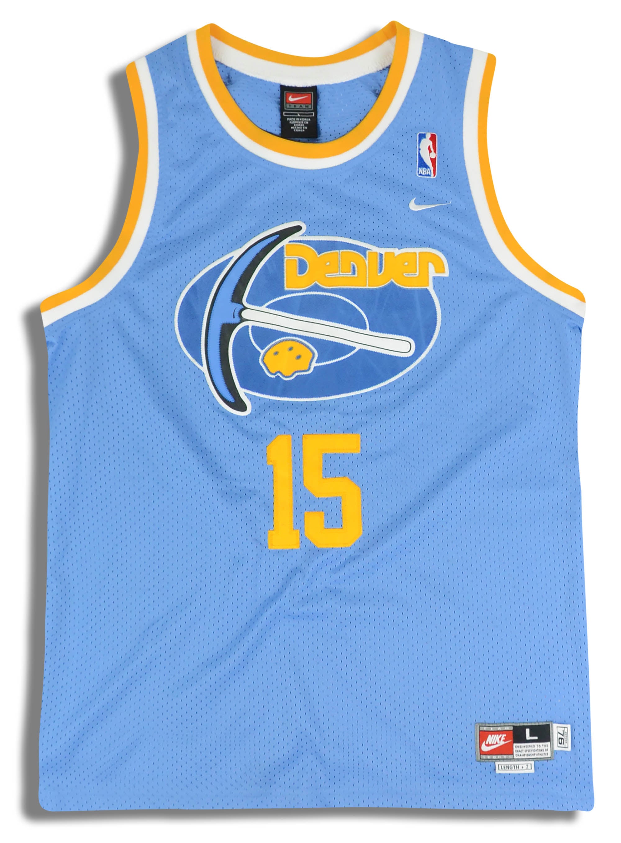 激レア 刺繍‼️ NBAユニフォーム Denver Nuggets Anthony 2003-04 Denver Nuggets Anthony #15 Nike Swingman Jersey (Home) Y