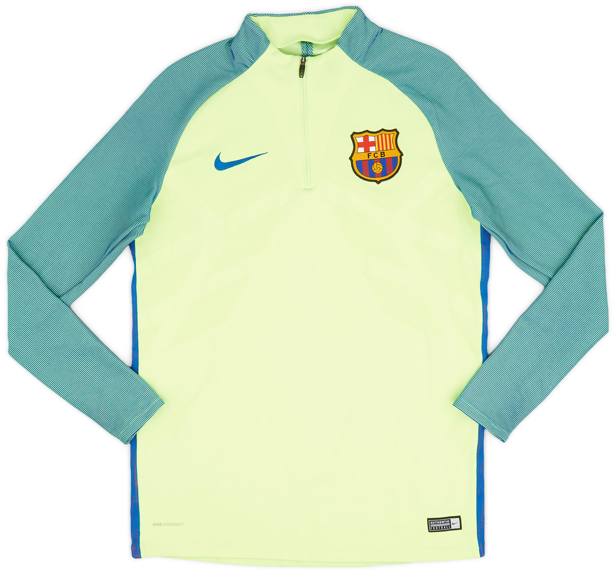 2017-18 Barcelona Nike 1/4 Zip Training Top - 9/10 - (M)