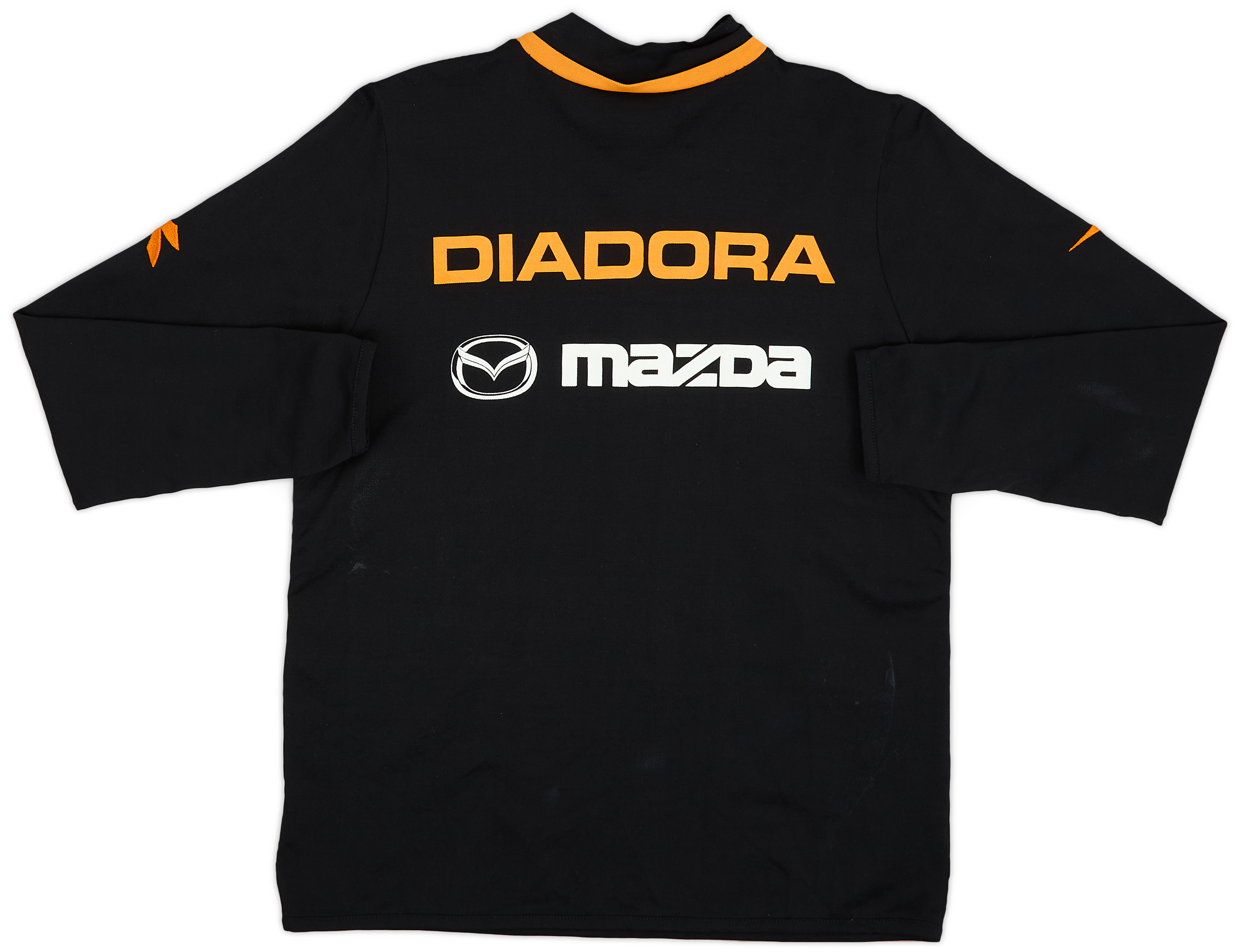 2003-04 Roma Diadora Training L/S Shirt - 9/10 - (S)