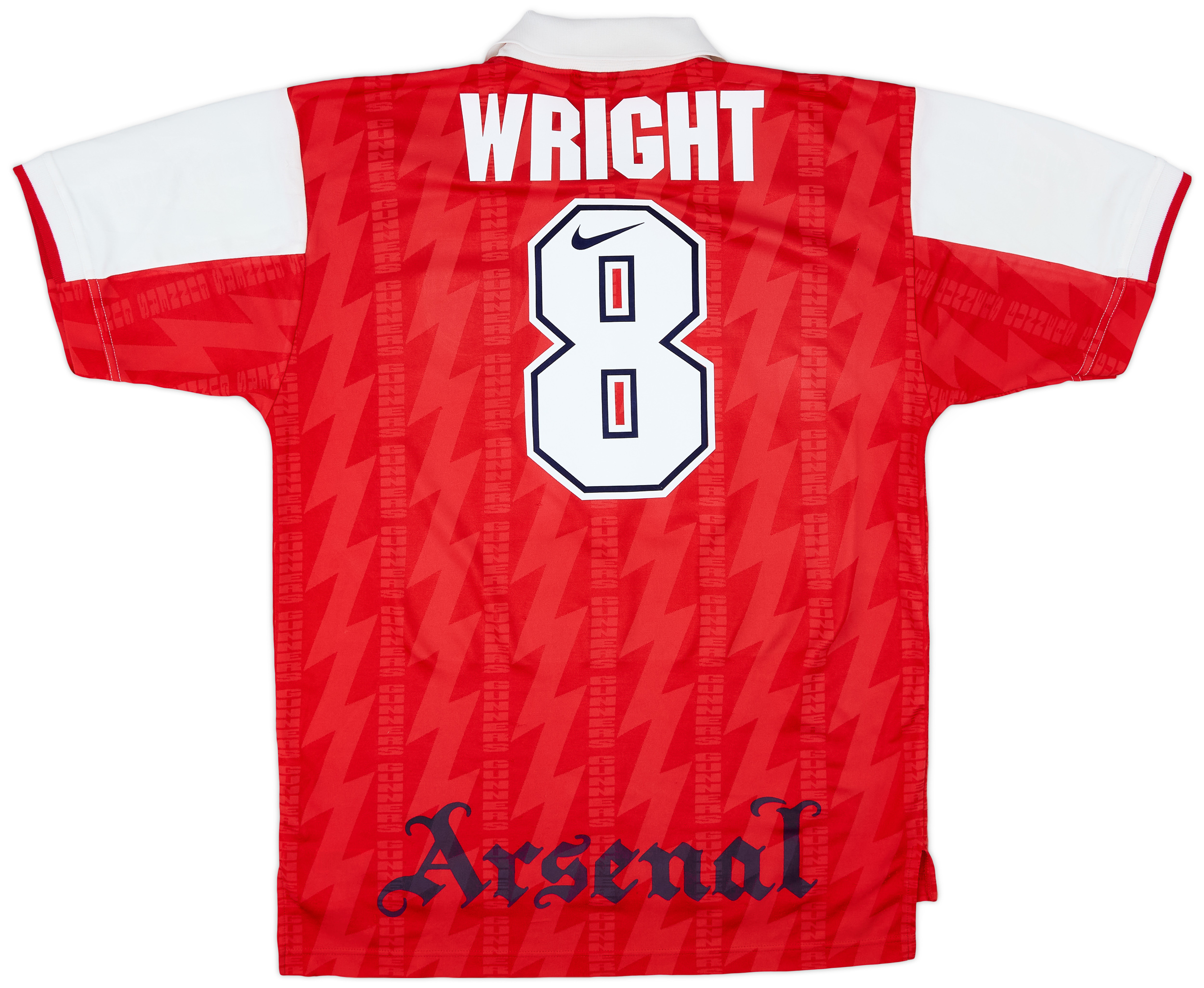 1994-96 Arsenal Home Shirt Wright #8 - 9/10 - (L)