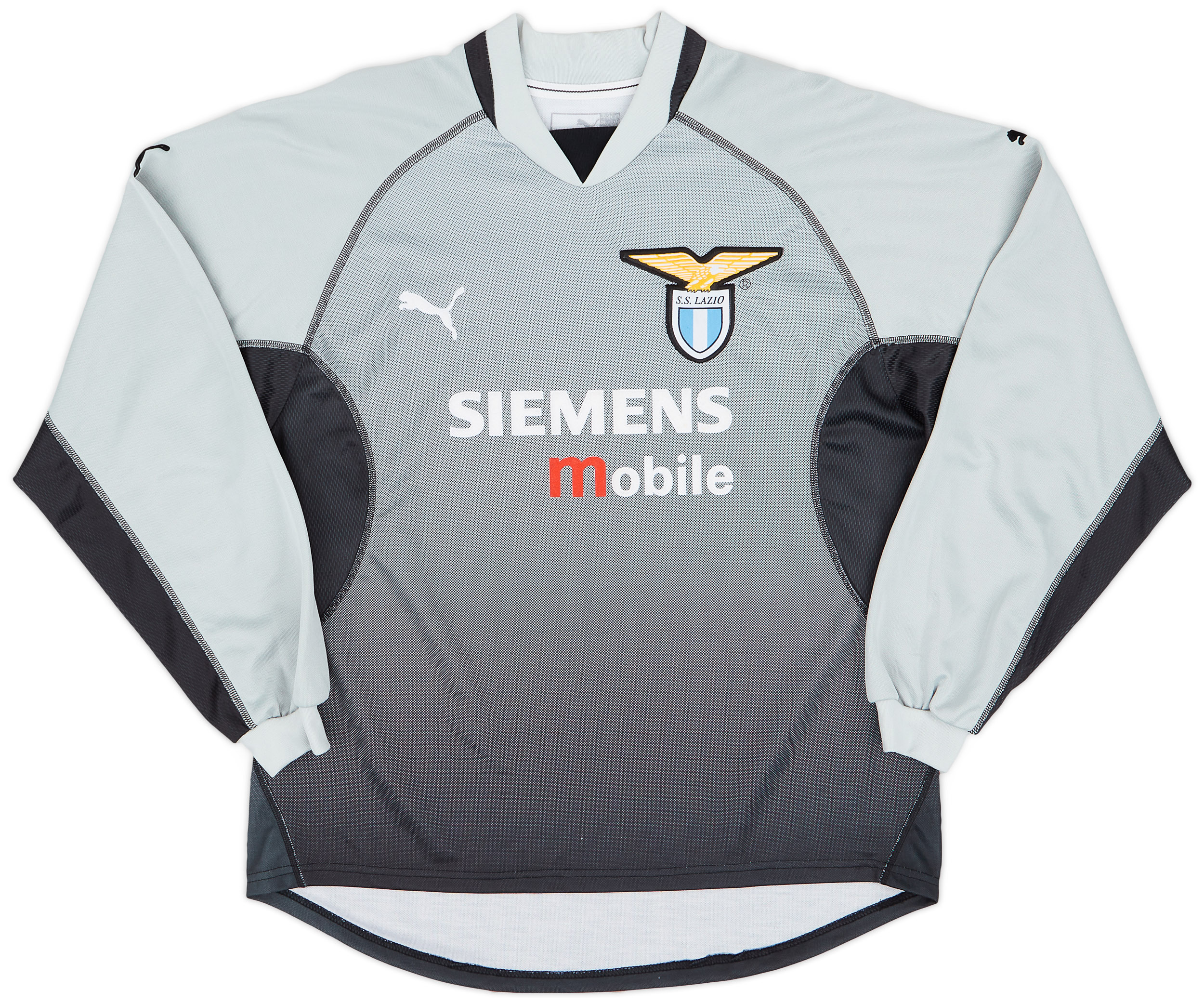 01/02 Puma SS Lazio サッカーシャツ ホワイト Lazio Jersey Puma Football shirt Maglia Soccer Calcio white