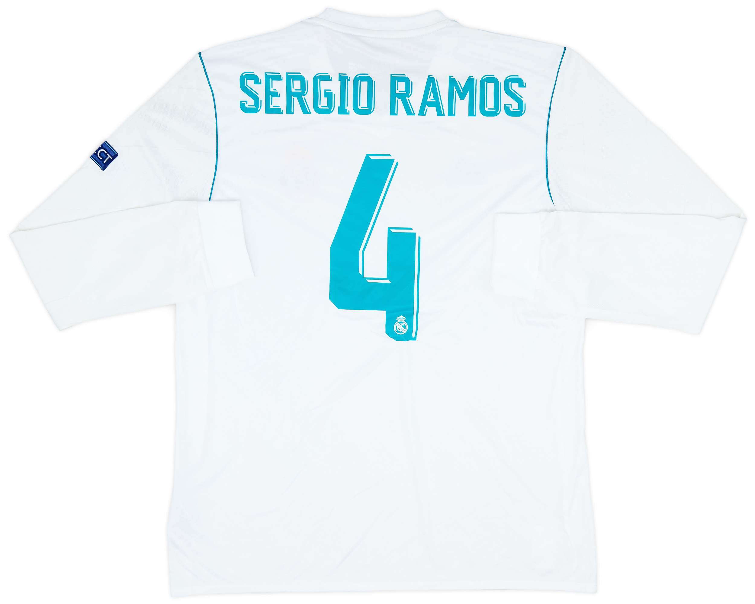 REAL MADRID 2013-2014 Sergio Ramos 4 camiseta shirt trikot maillot maglia M