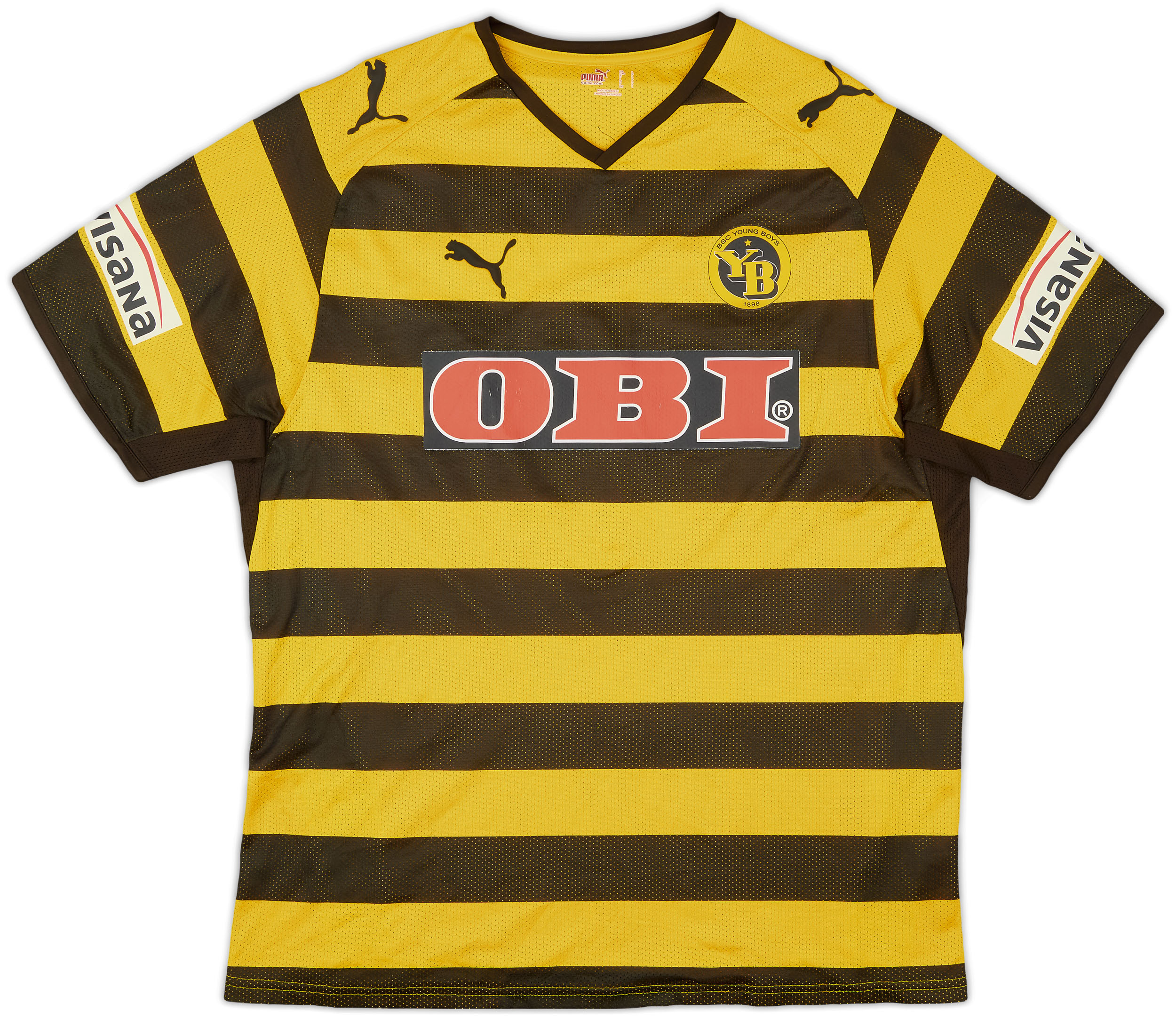 2008-09 Young Boys Player Issue Home Shirt - 8/10 - (L)