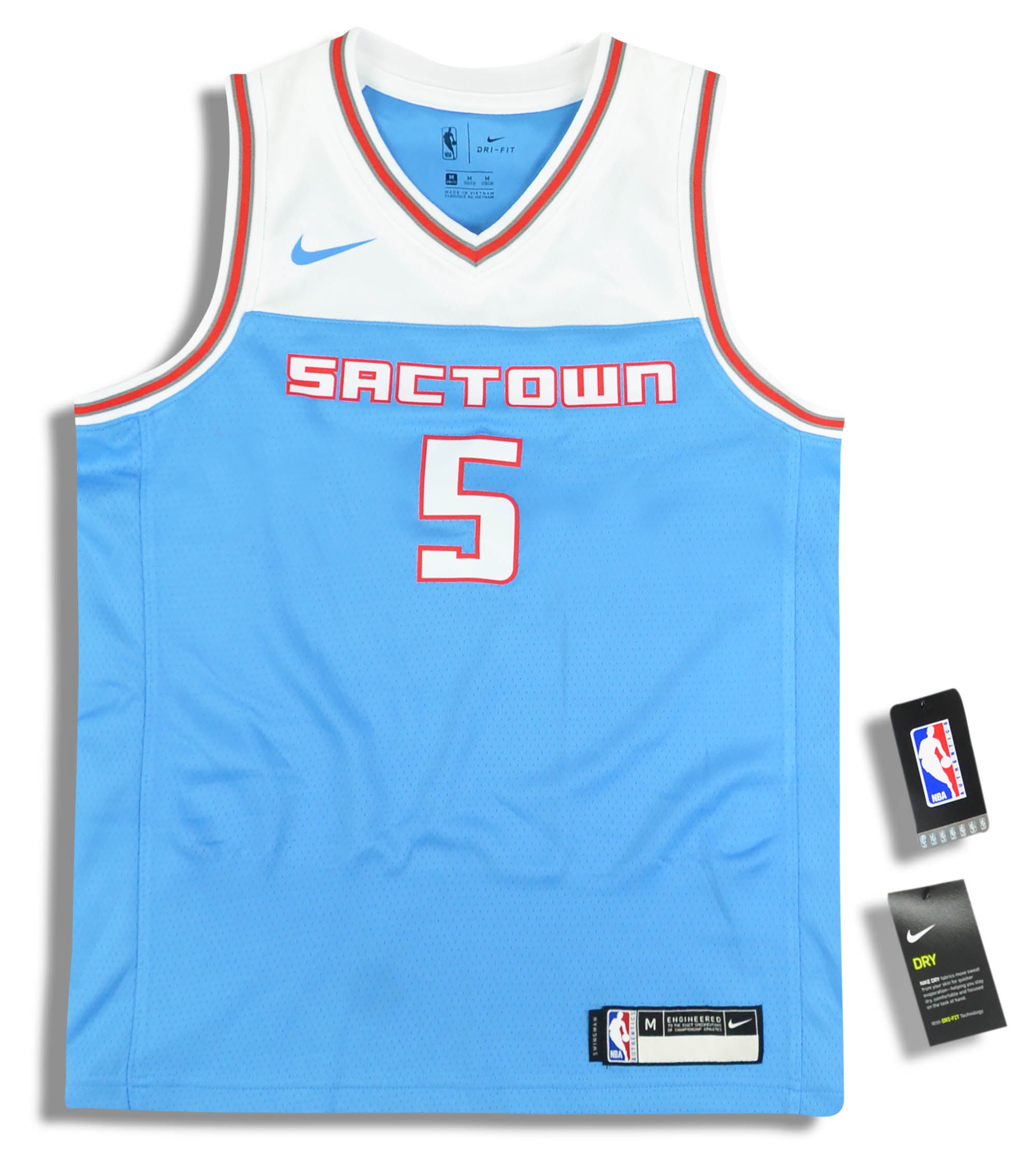 G*n様 NBA Kings FOX 5 ユニフォーム 2018-19 Sacramento Kings Fox #5 Nike Swingman Jersey