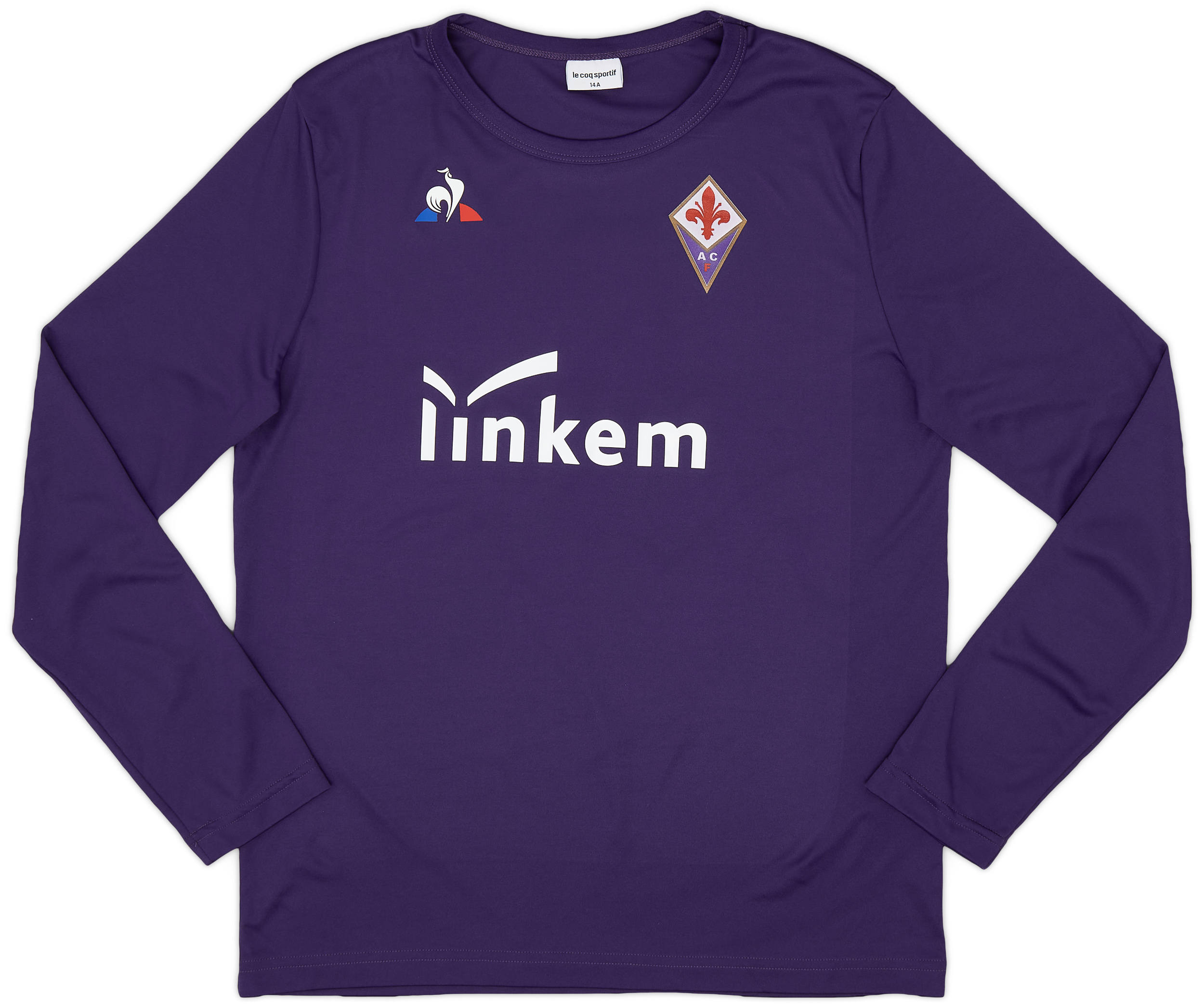 2019 20 Fiorentina Le Coq Sportif Training L S Tee 6 10 14 Years