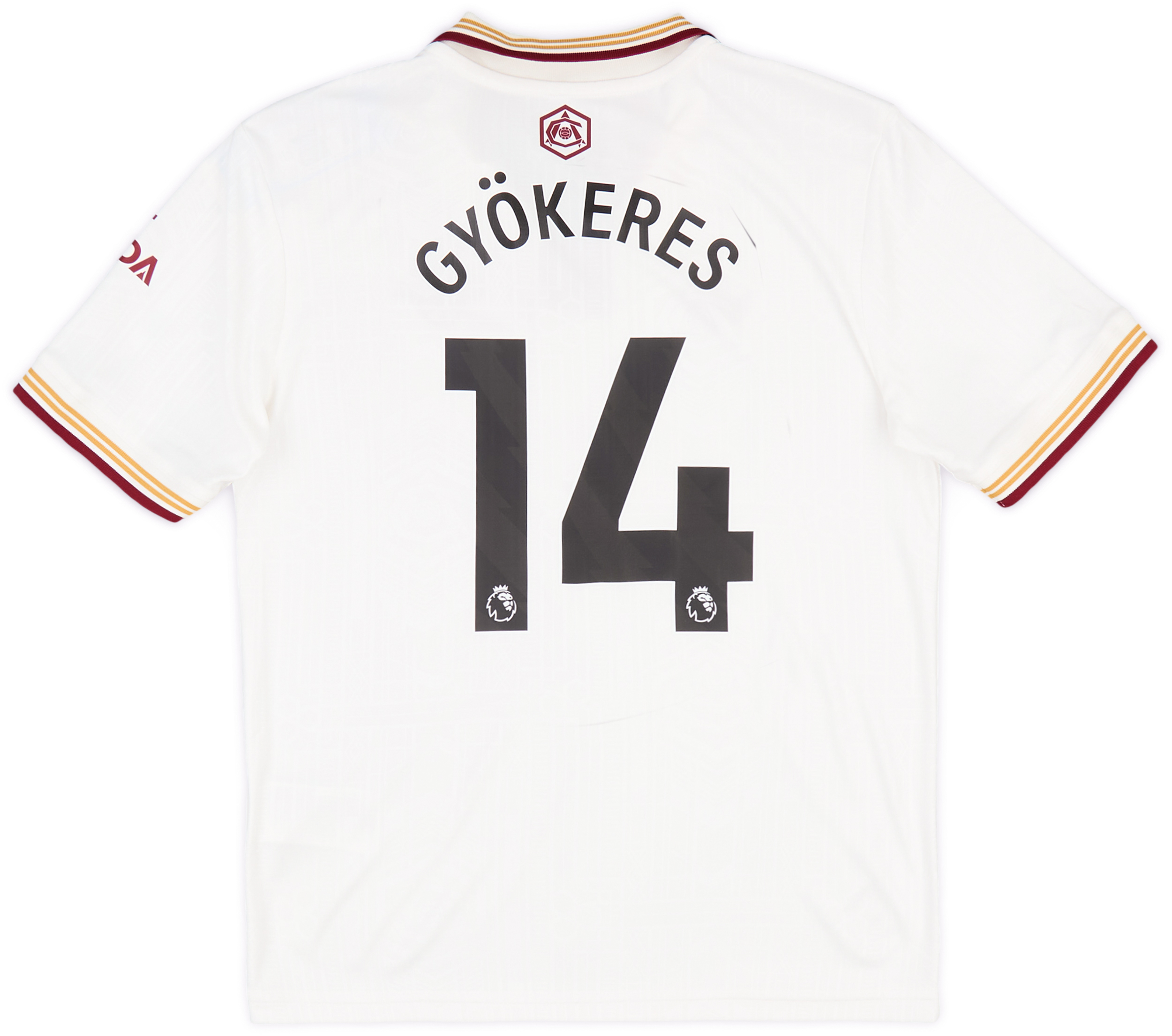 新品（14 番 GYÖKERES）2025 年アーセナルユニフォーム M 2025-26 Arsenal Third Shirt Gyokeres #14 (KIDS)