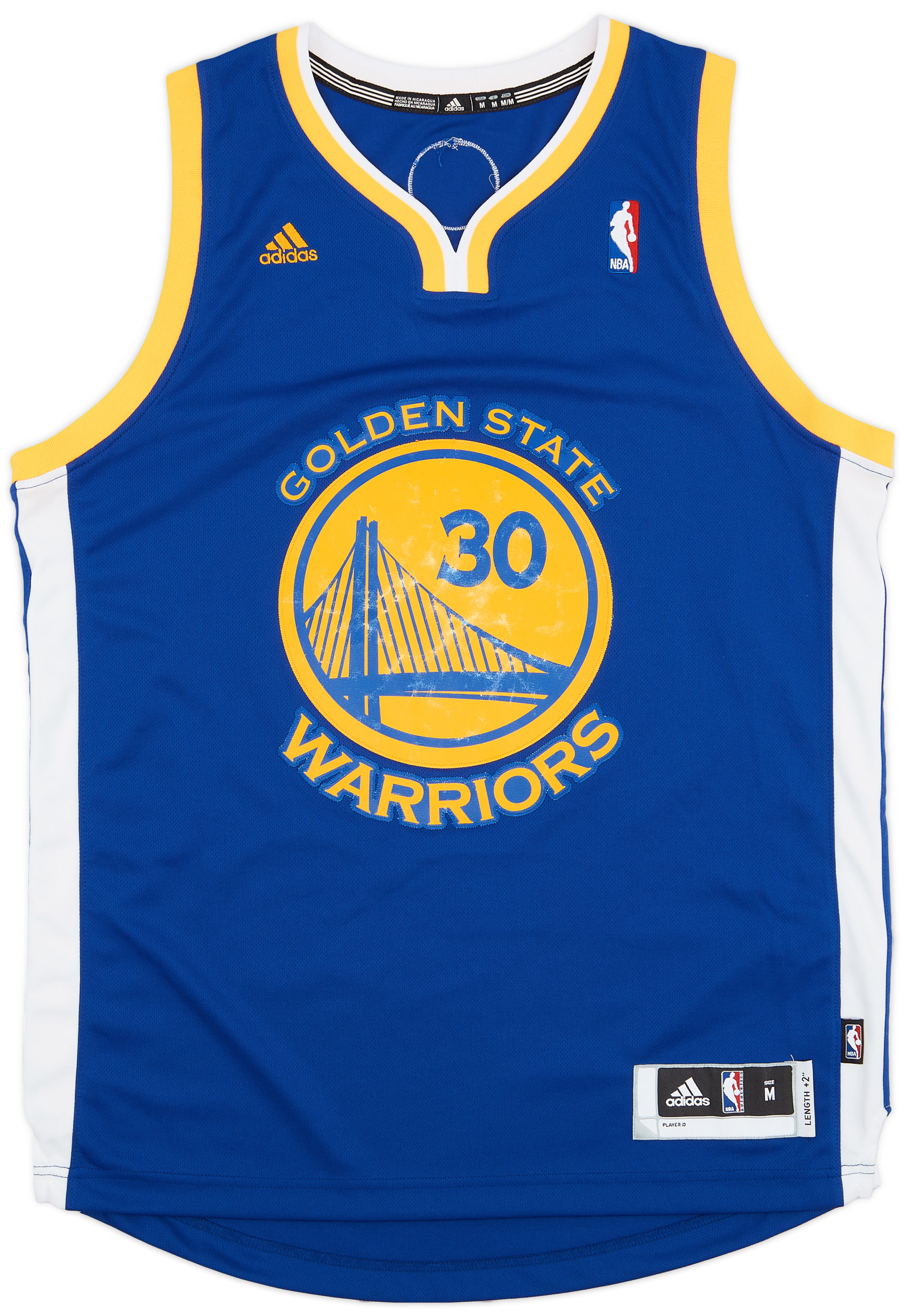 2010-14 Golden State Warriors Curry #30 adidas Swingman Away