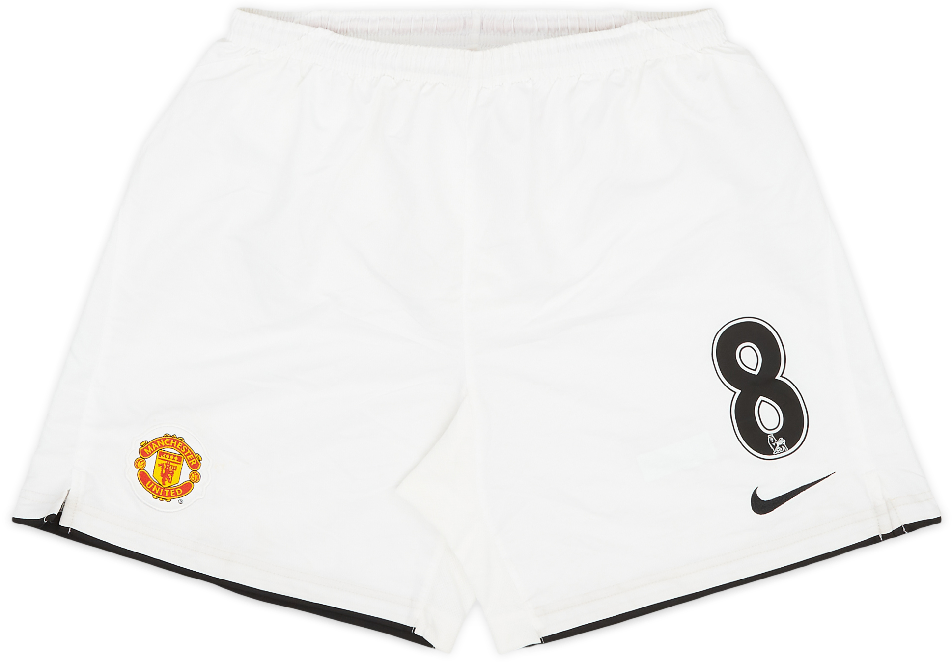 2007-09 Manchester United Home Shorts #8 (Anderson) (XL.Boys)