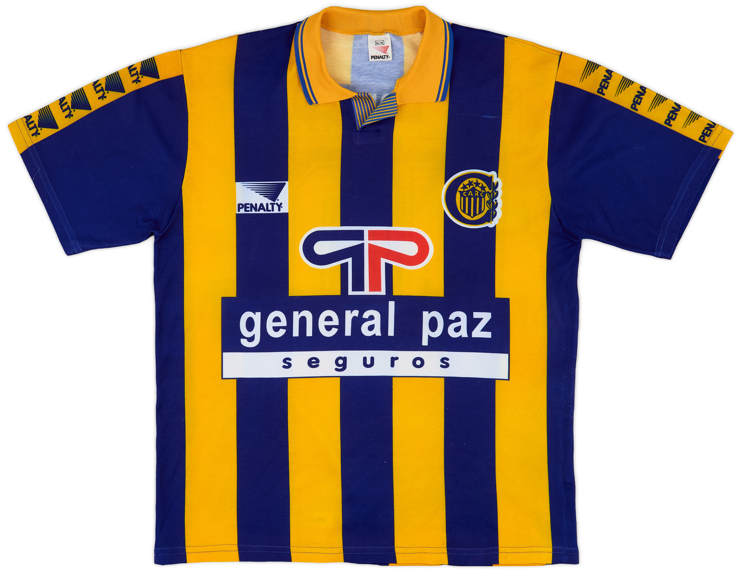 1993-95 Rosario Central Home Shirt #10 - 8/10 - (XL)