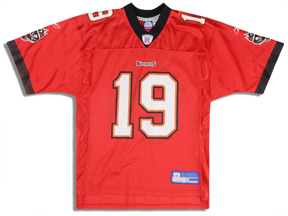 2002-03 Tampa Bay Buccaneers K. Johnson #19 Reebok On Field Jersey (Home) M