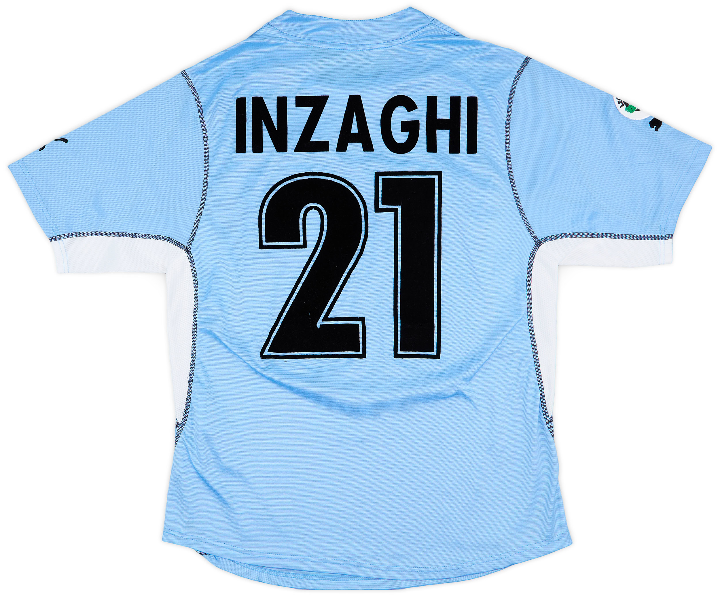 2001-02 Lazio Home Shirt Inzaghi #21 - 7/10 - (XL)