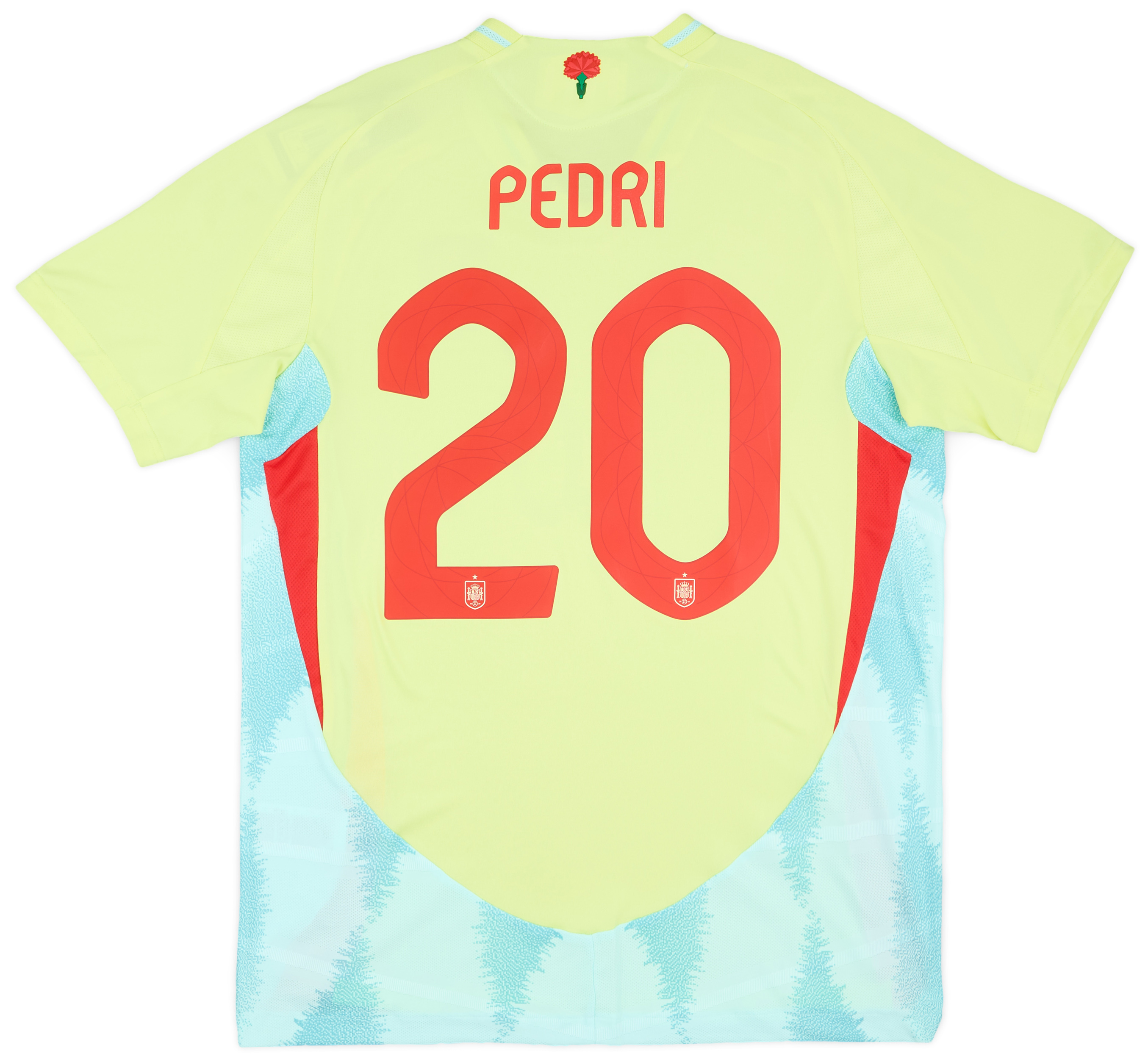 2026W杯 スペイン代表 PEDRI 20番 半袖 シャツ 2024-25 Spain Away Shirt Pedri #20