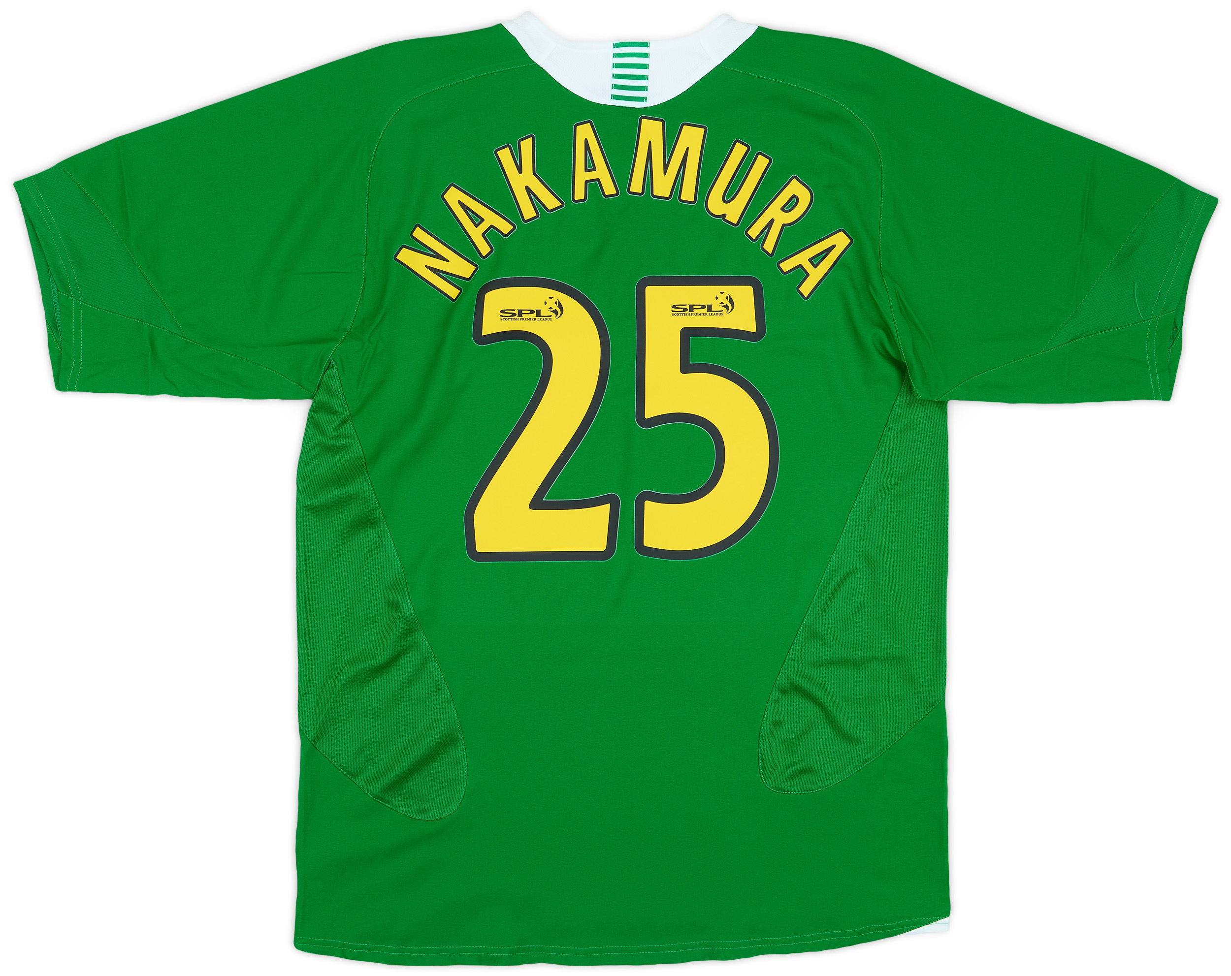 05/06 セルティック　アウェイ　No.25 NAKAMURA 2005-06 Celtic Away L/S Shirt Nakamura #25 - 10/10 - (XXL)