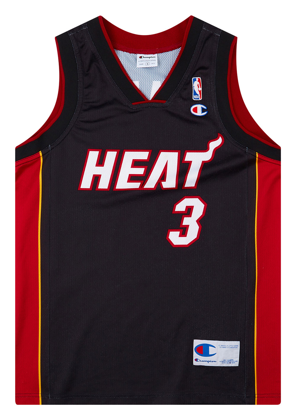 2003 08 Miami Heat Wade 3 Champion Away Jersey Excellent S