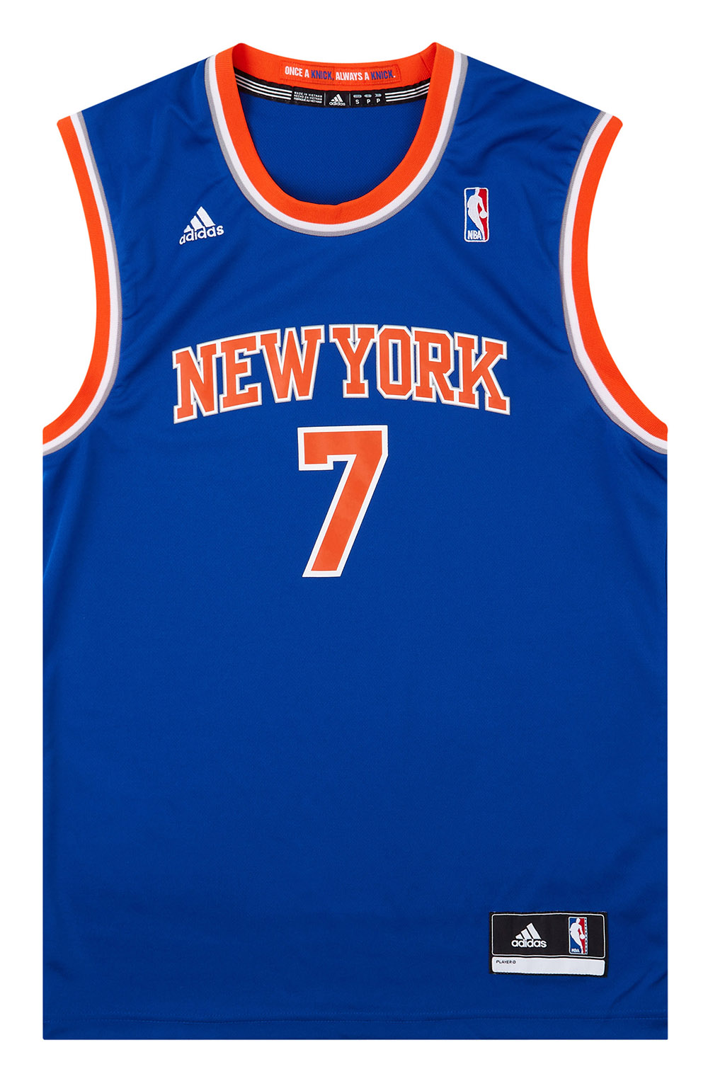 Adidas new york knicks jersey top