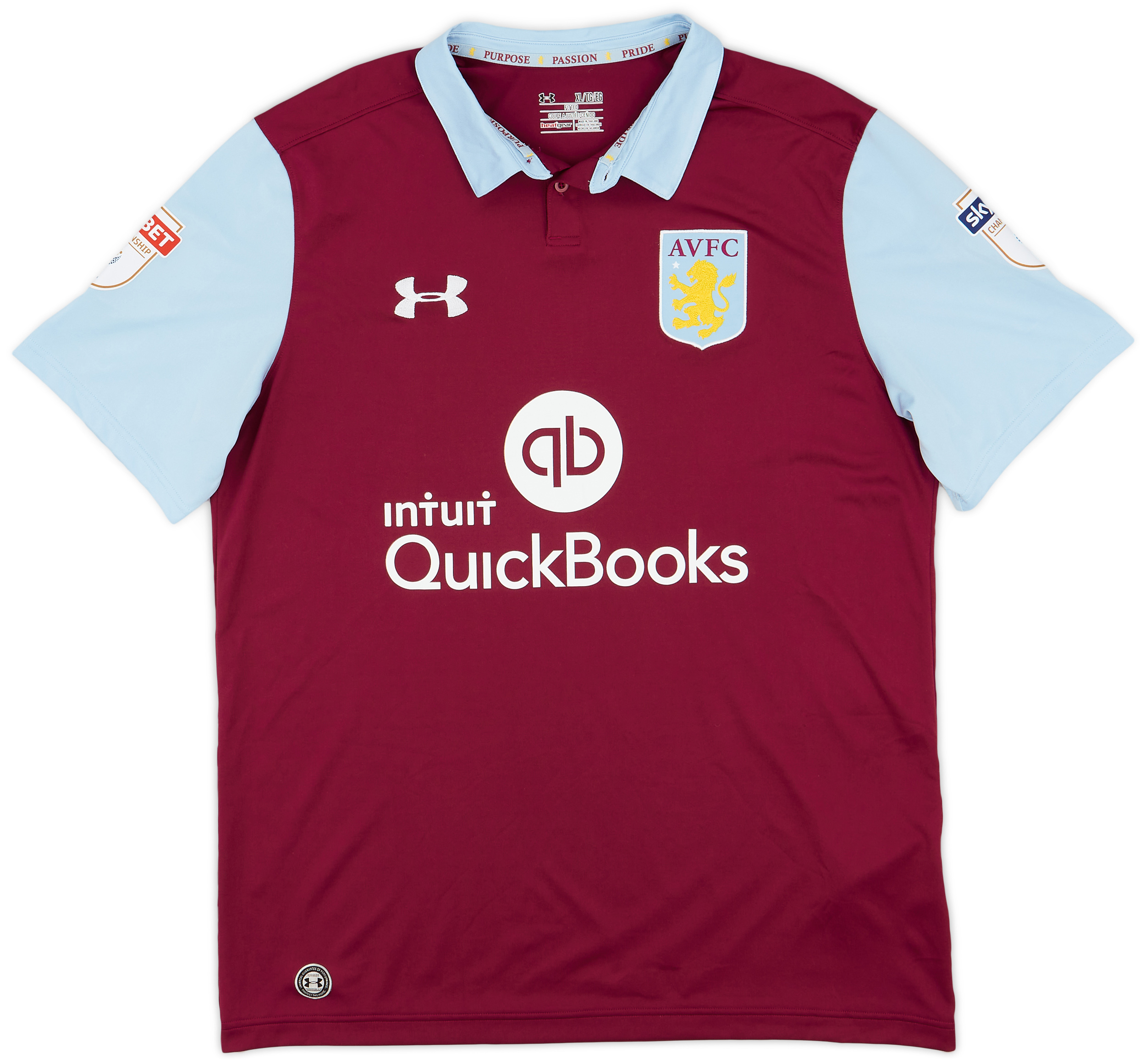 2016-17 Aston Villa Home Shirt - 9/10 - (XL)