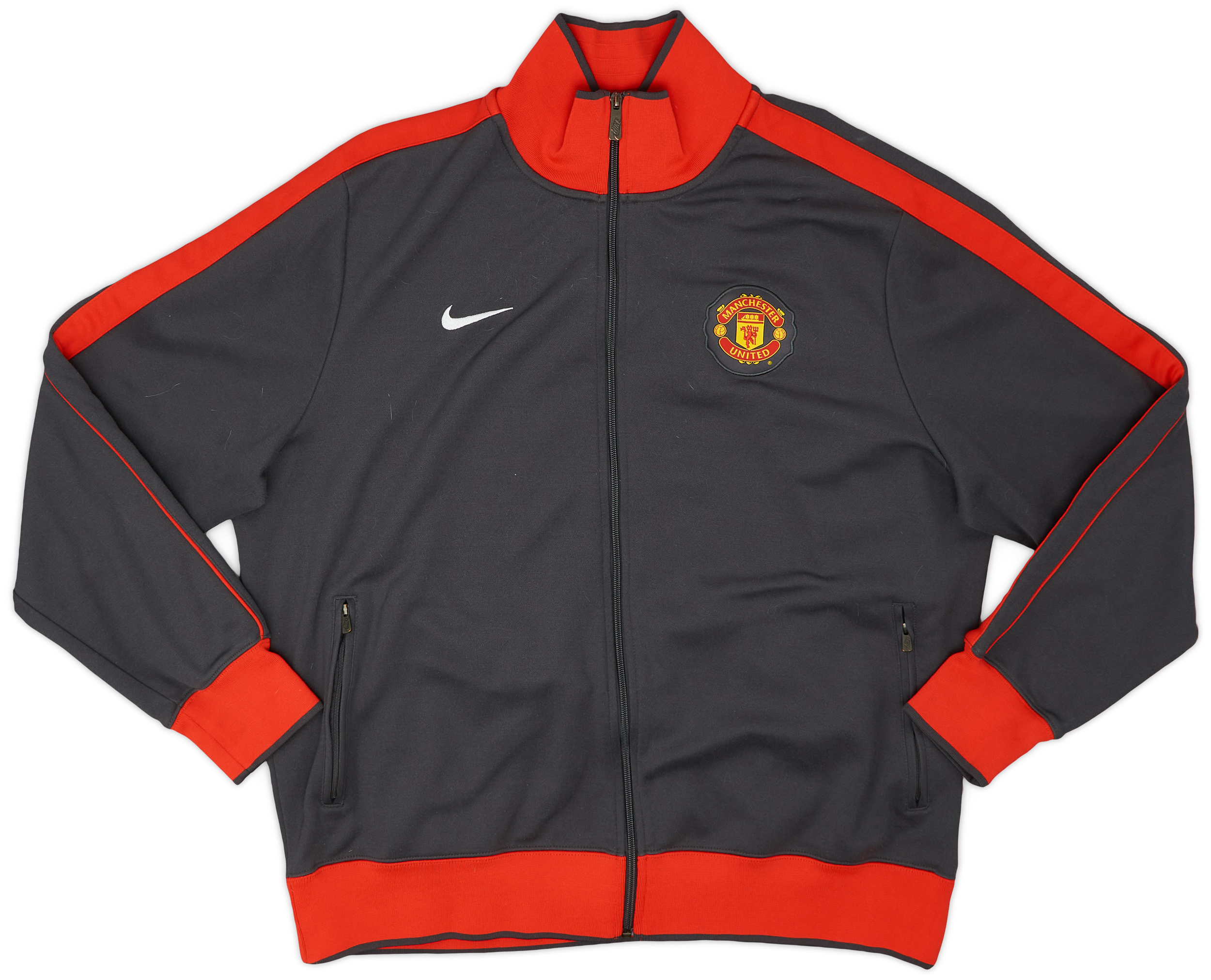 2010-11 Manchester United Nike Track Jacket - 9/10 - (XXL) 2010-11 Manchester United Nike Track Jacket - 9/10 - (XXL)