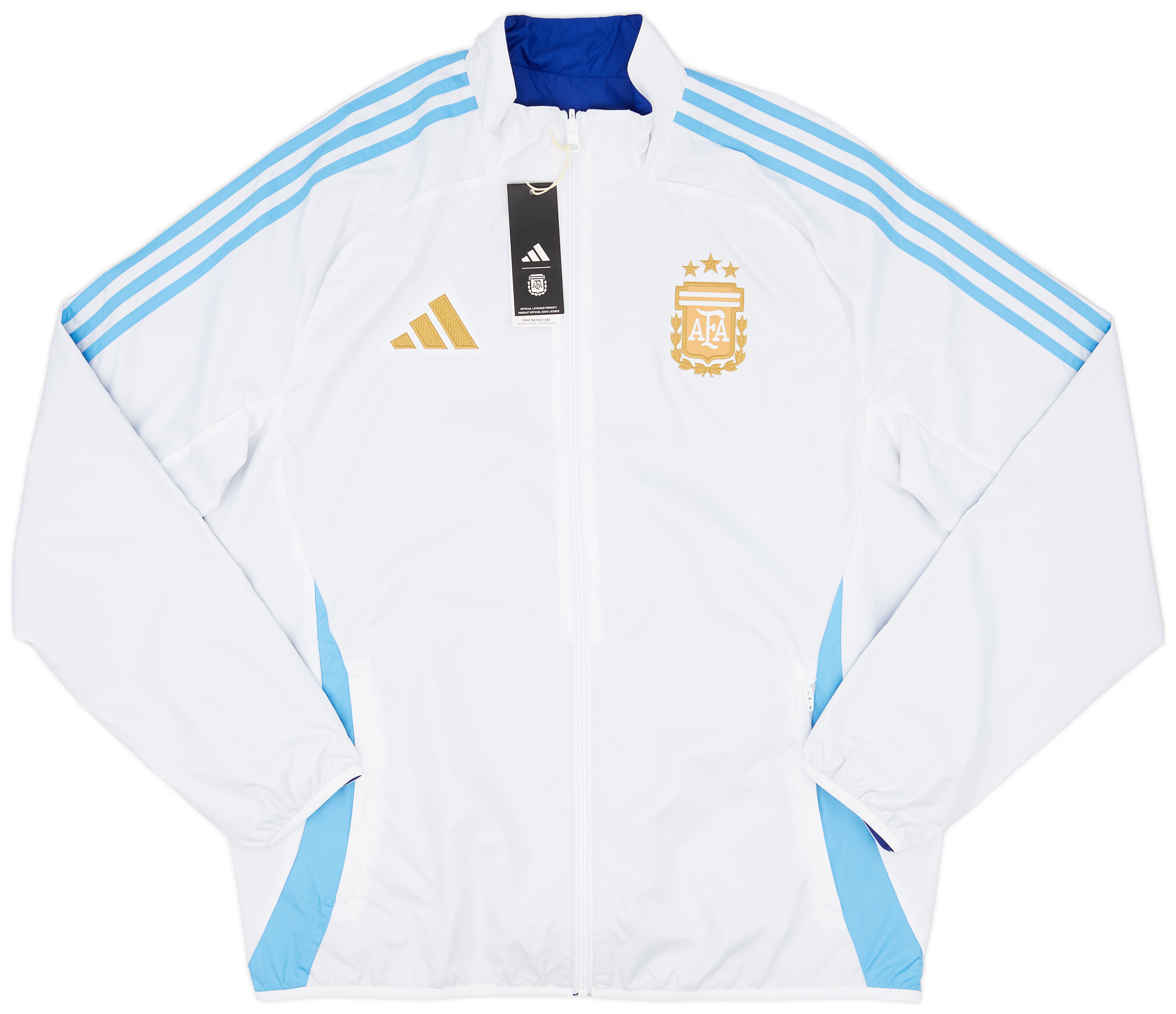 Adidas Argentina Reversible Anthem Jacket Kids FIFA 2022