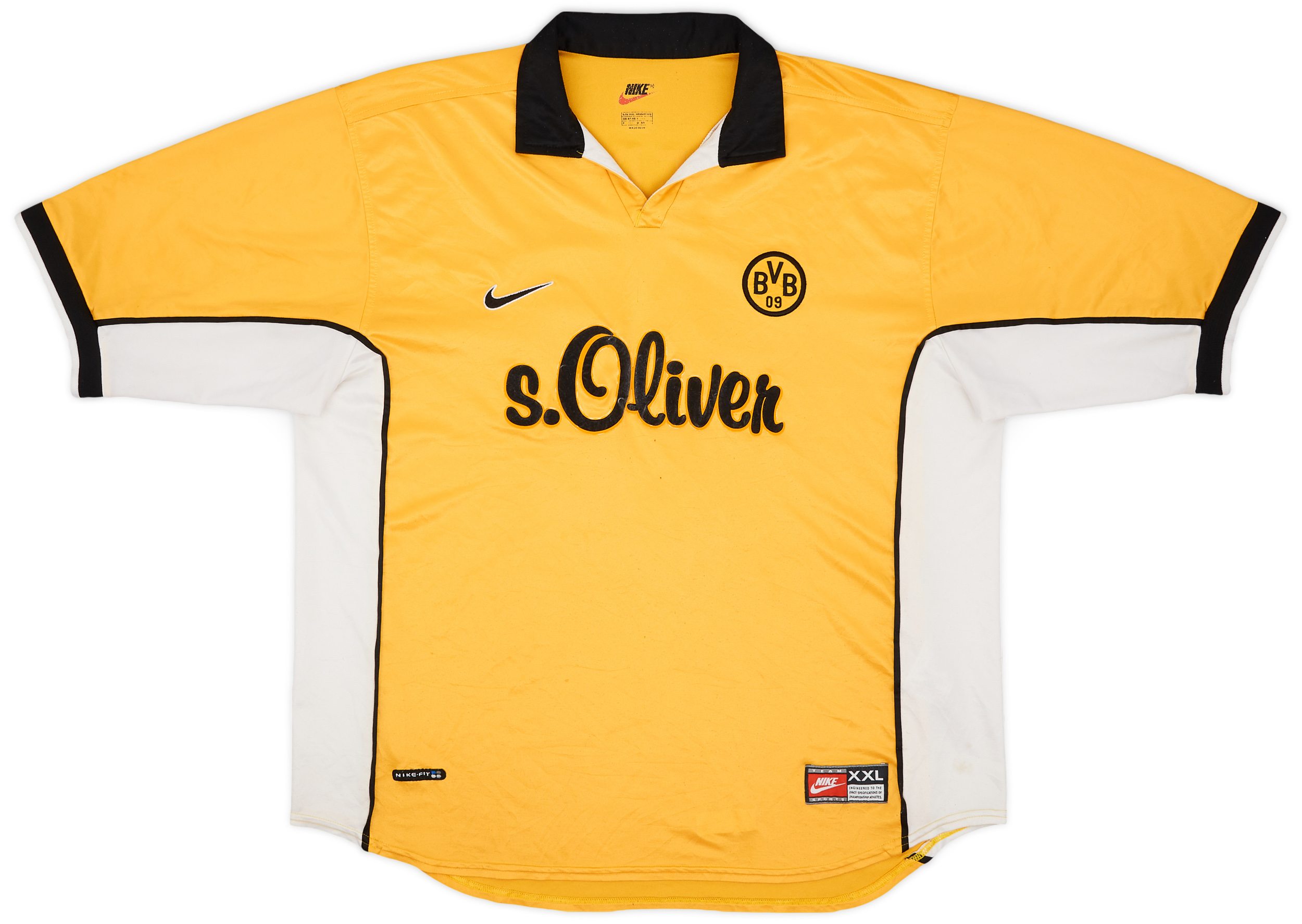 1998-00 Borussia Dortmund Home Shirt Dede #17 - 4/10 - (XXL) 1998-00 Borussia Dortmund Home Shirt Dede #17 - 4/10 - (XXL)