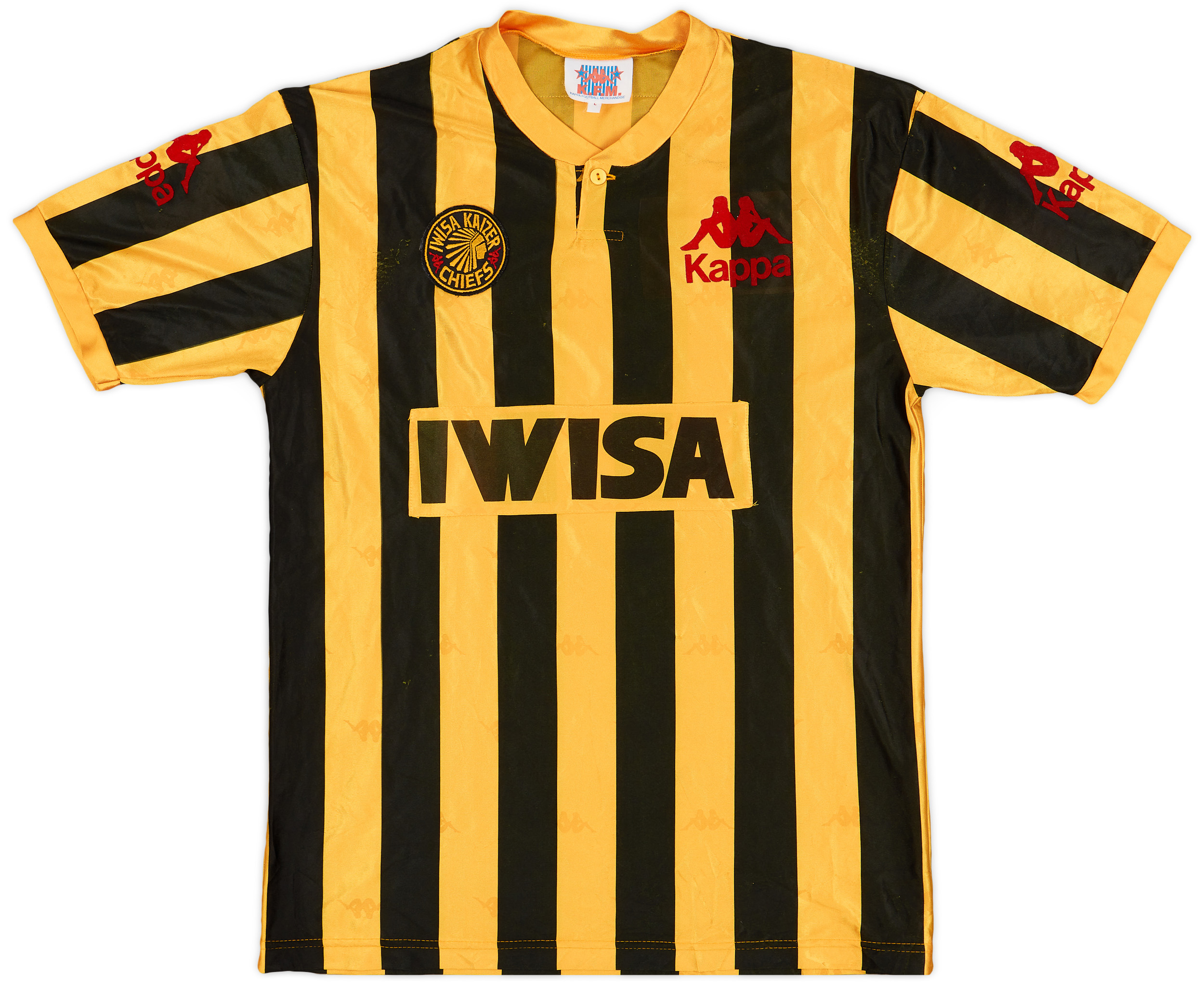 1992-93 Kaizer Chiefs Home Shirt - 7/10 - (L)