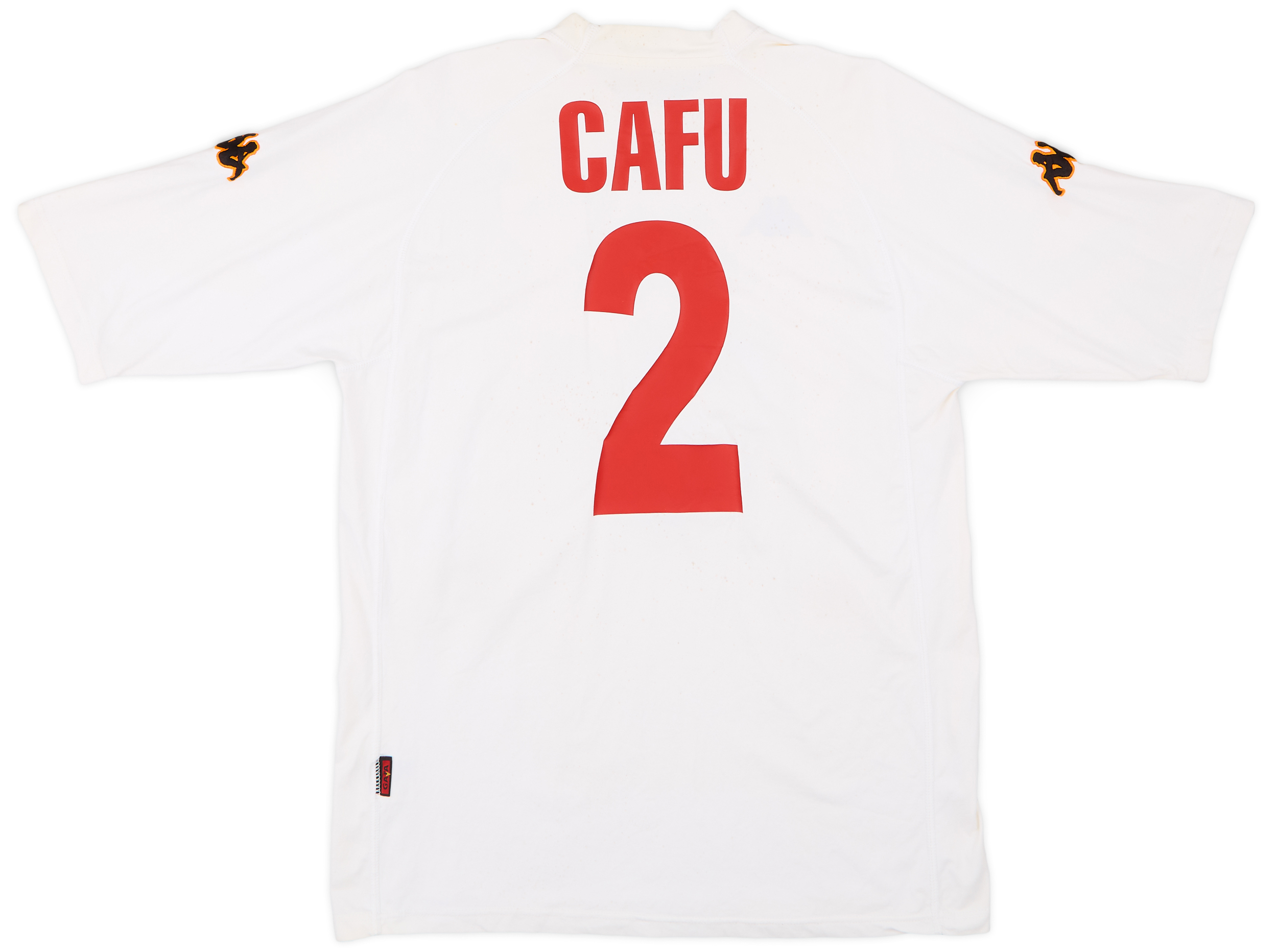 2002 AS Roma Home Name Set - Cafu #2 (Heat Transfer PU