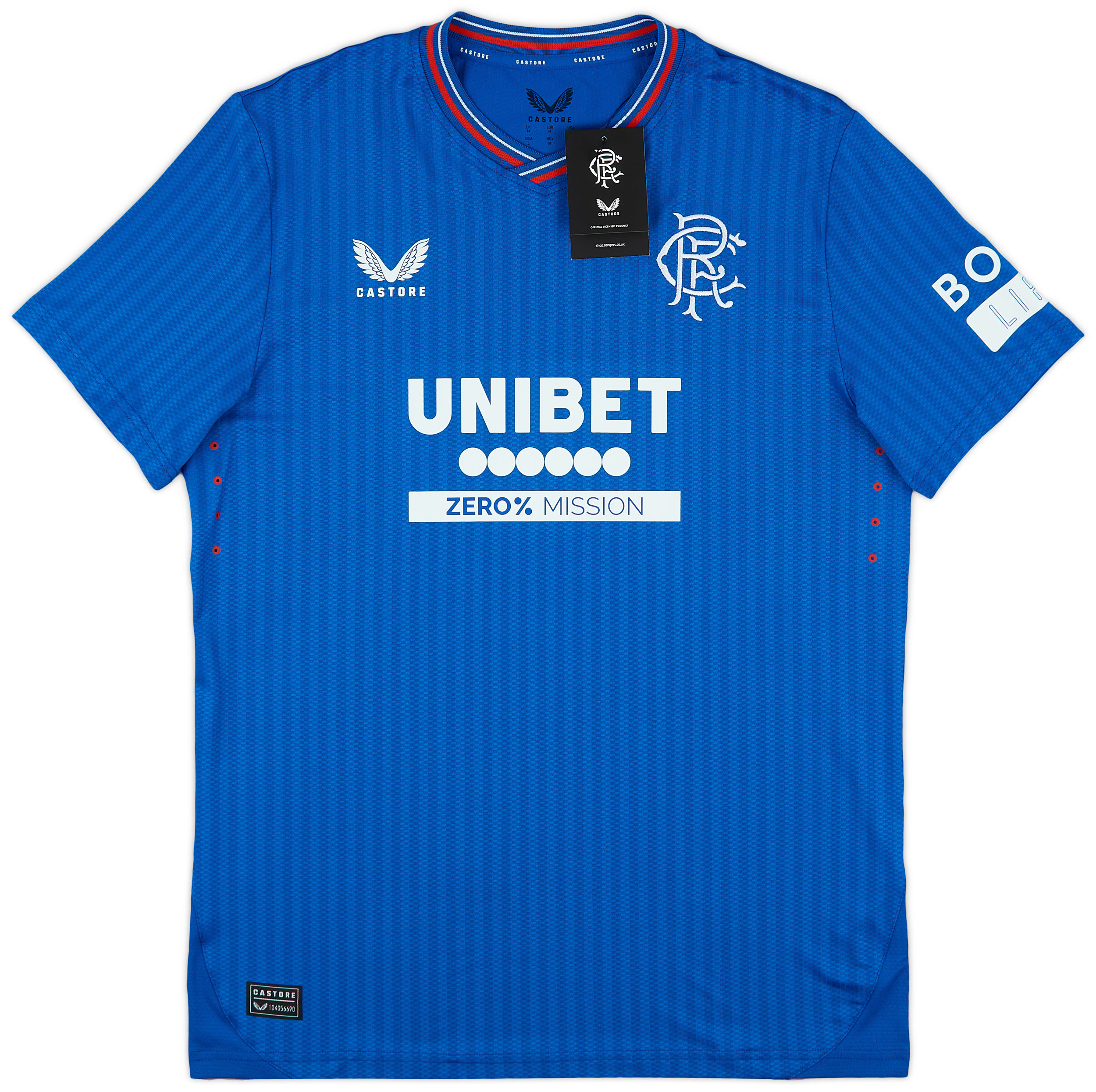 202324 Rangers Authentic Home Shirt