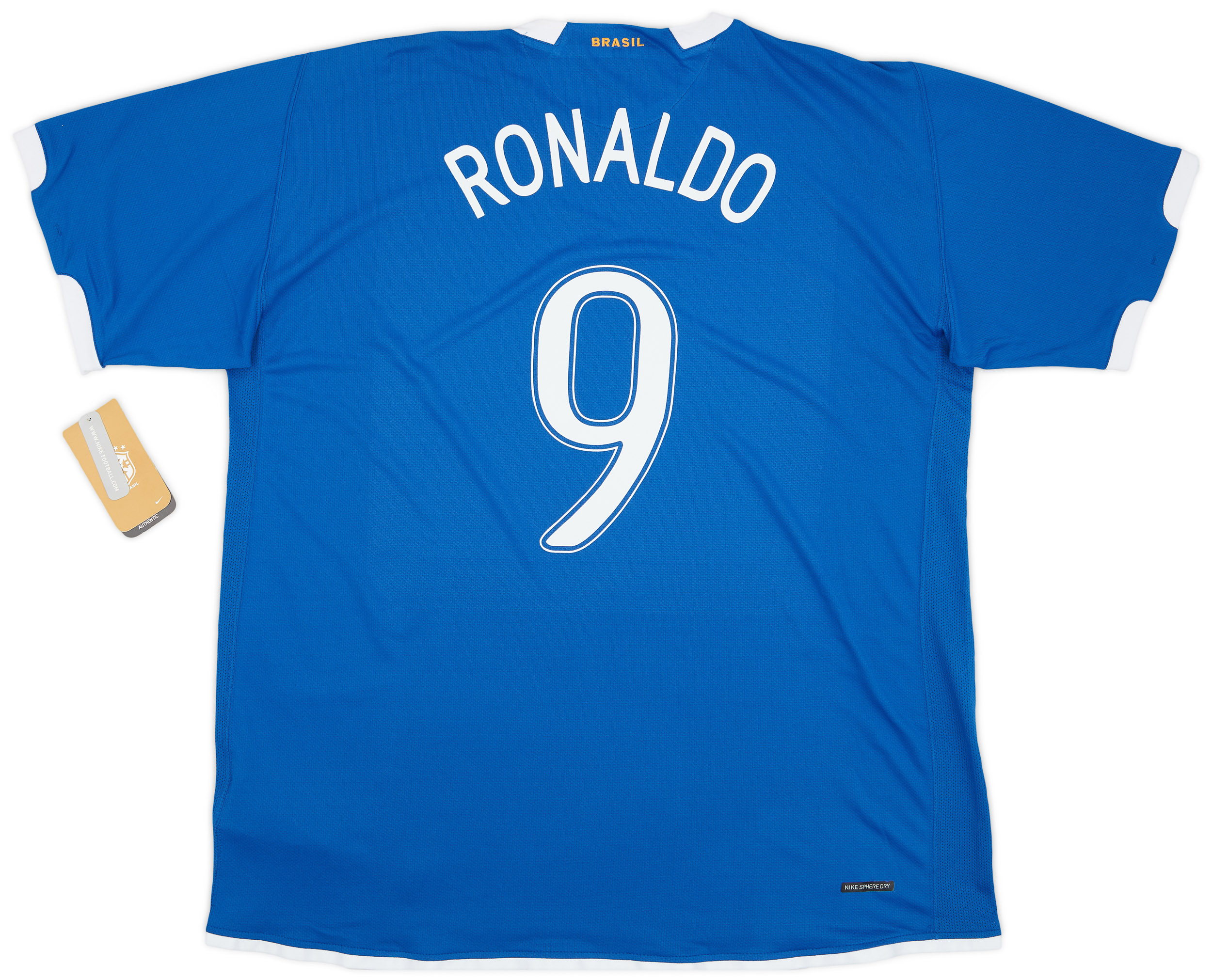 2006-07 Brazil Away Shirt Ronaldo #9 (XL)
