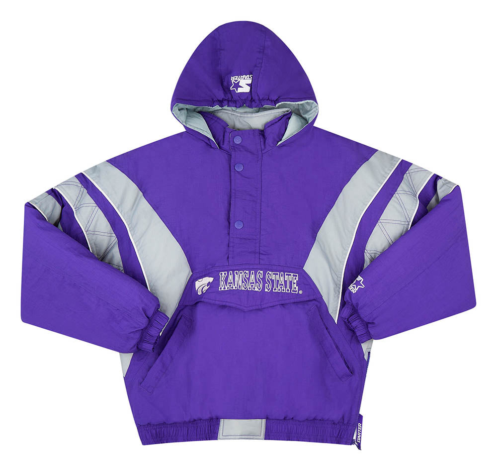 1990s Kansas State Wildcats Starter 1/2 Zip Rain Coat XL