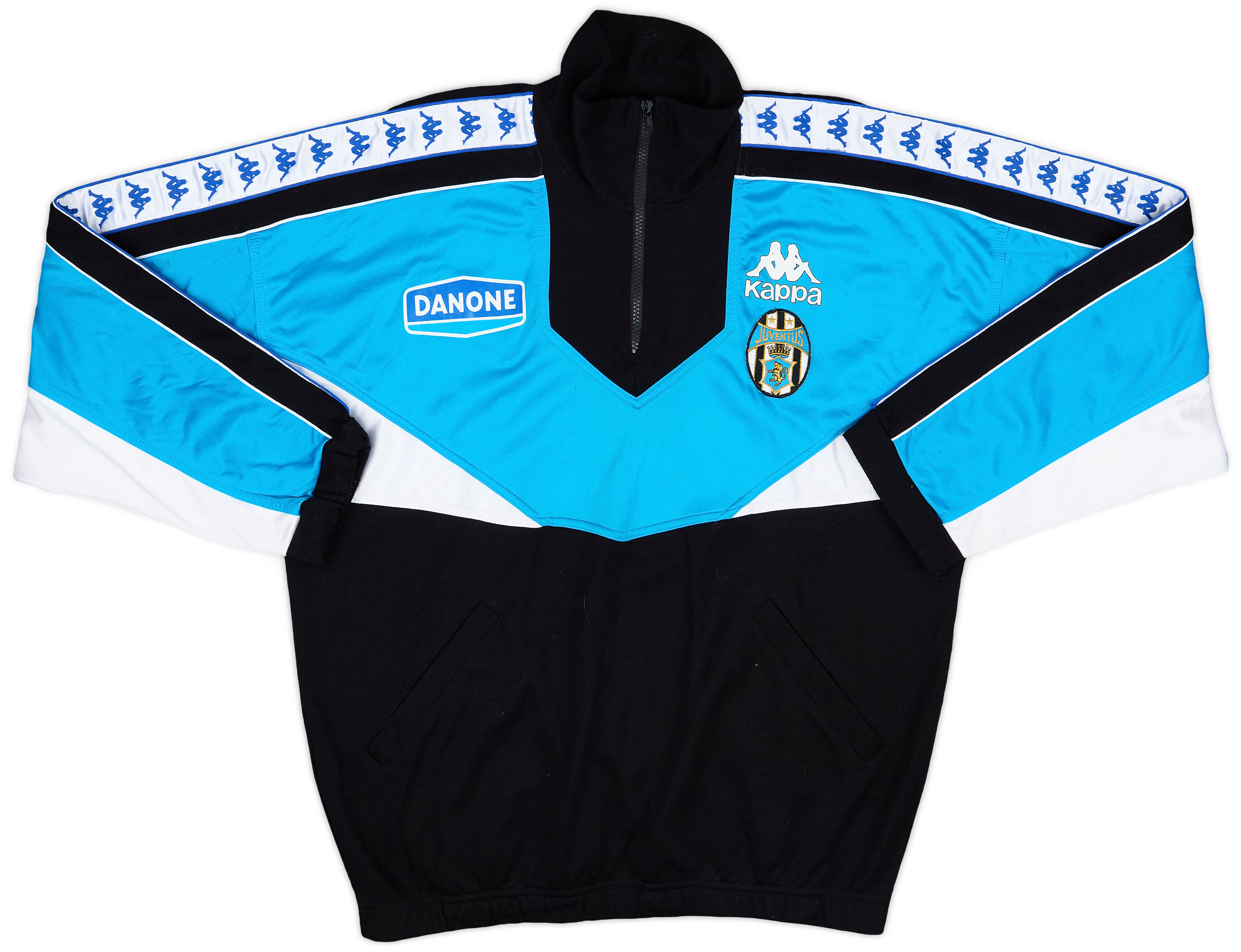 1992-93 Juventus Kappa 1/4 Zip Track Jacket - 7/10 - (XXL)