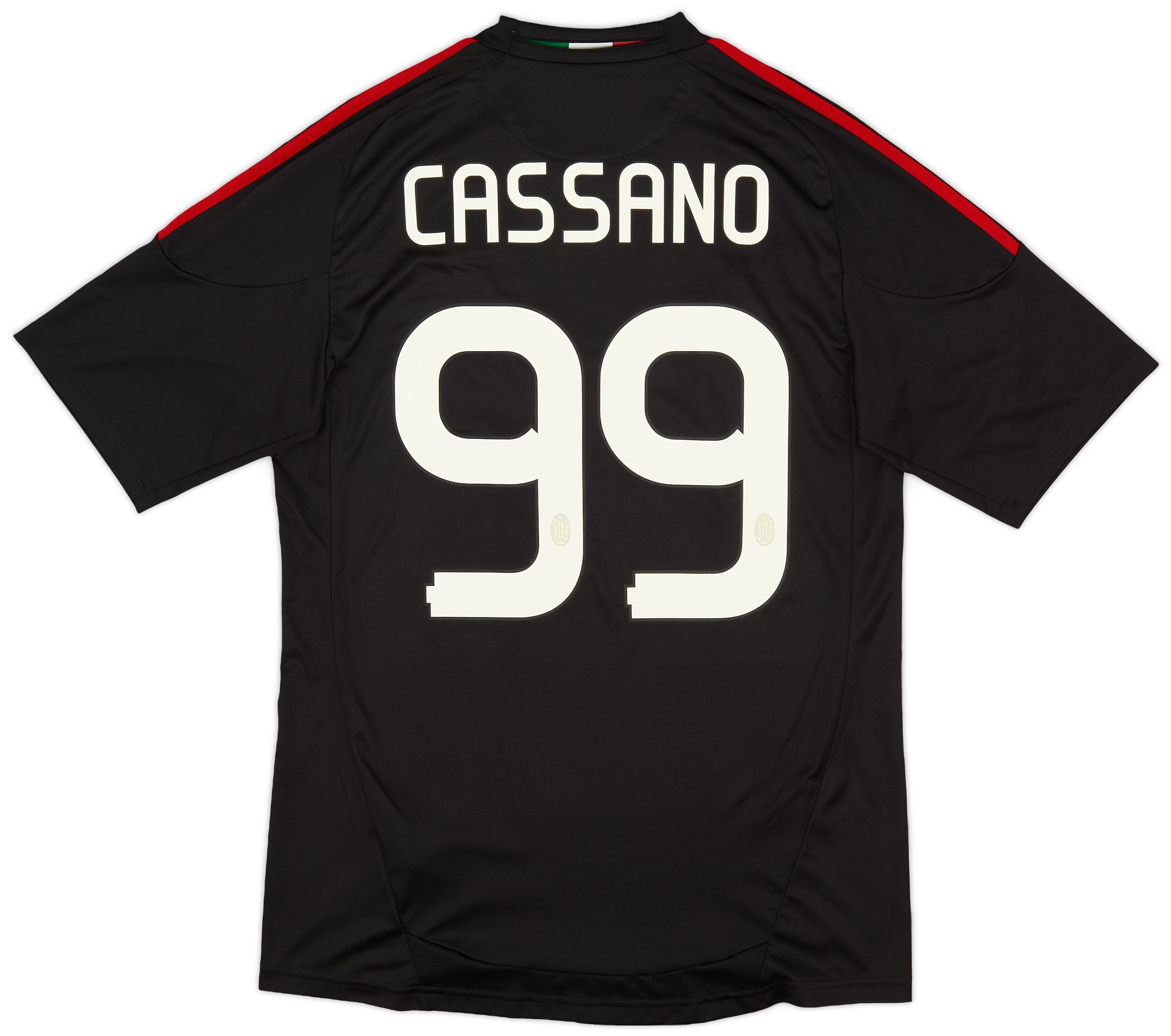 adidas AC MILAN tシャツ 2010-11 AC Milan Third Shirt Cassano #99 - 8/10 - (M)