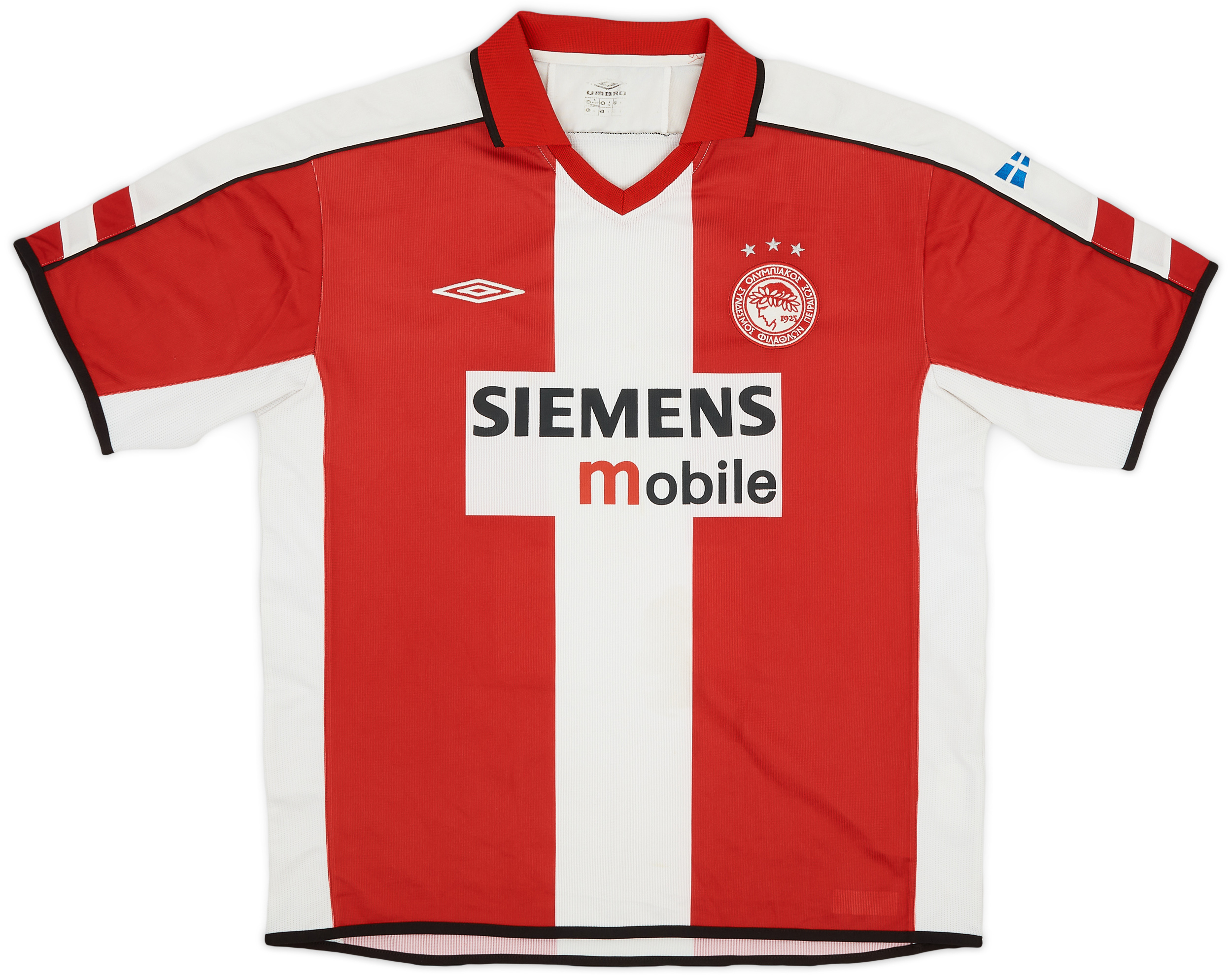 2003-04 Olympiakos Home Shirt - 7/10 - (L)