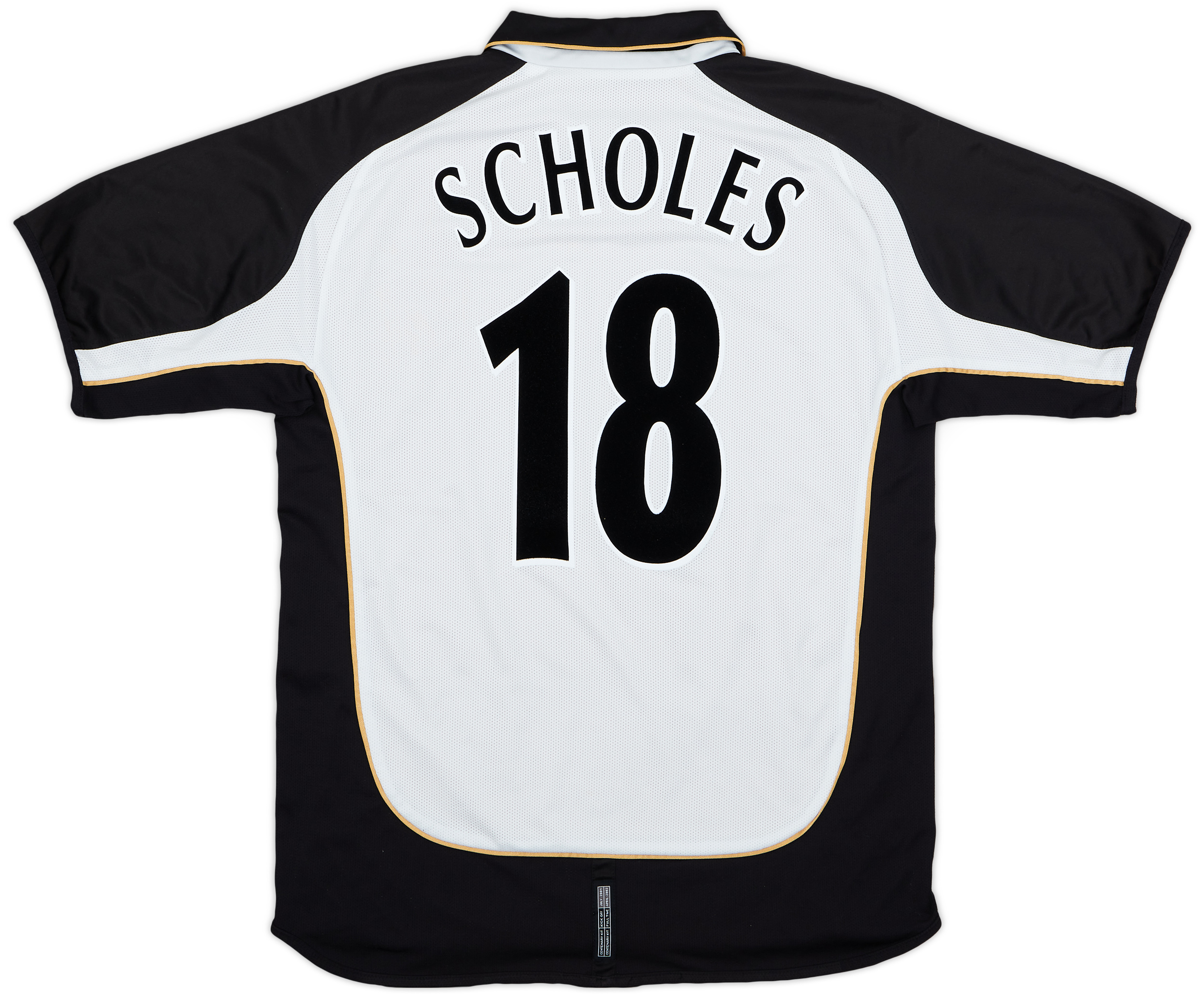 2001-02 Manchester United Centenary Away/Third Shirt Scholes #18 - 7/10 - (L)