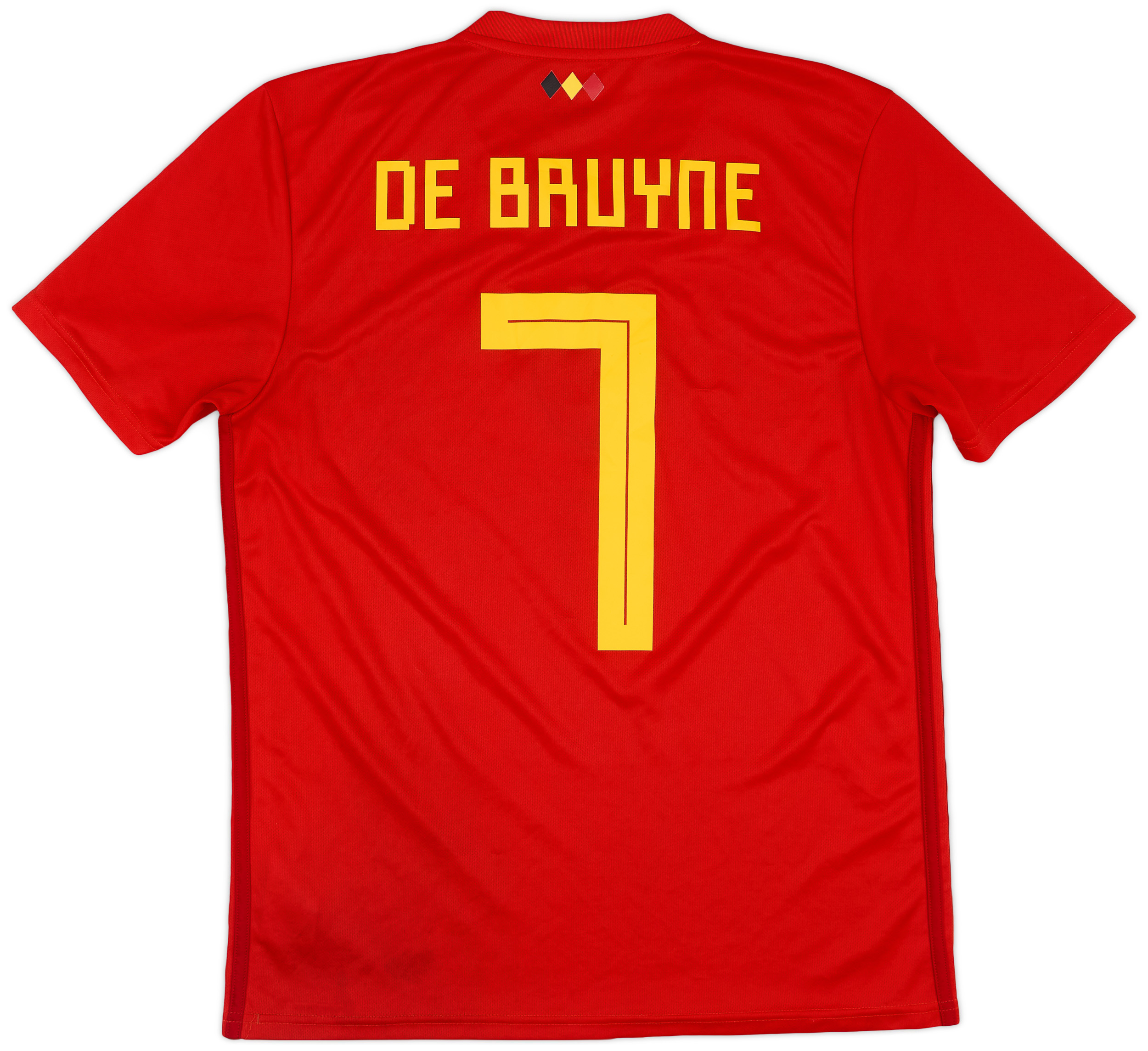 2018-19 Belgium Home Shirt De Bruyne #7 - 8/10 - (M)