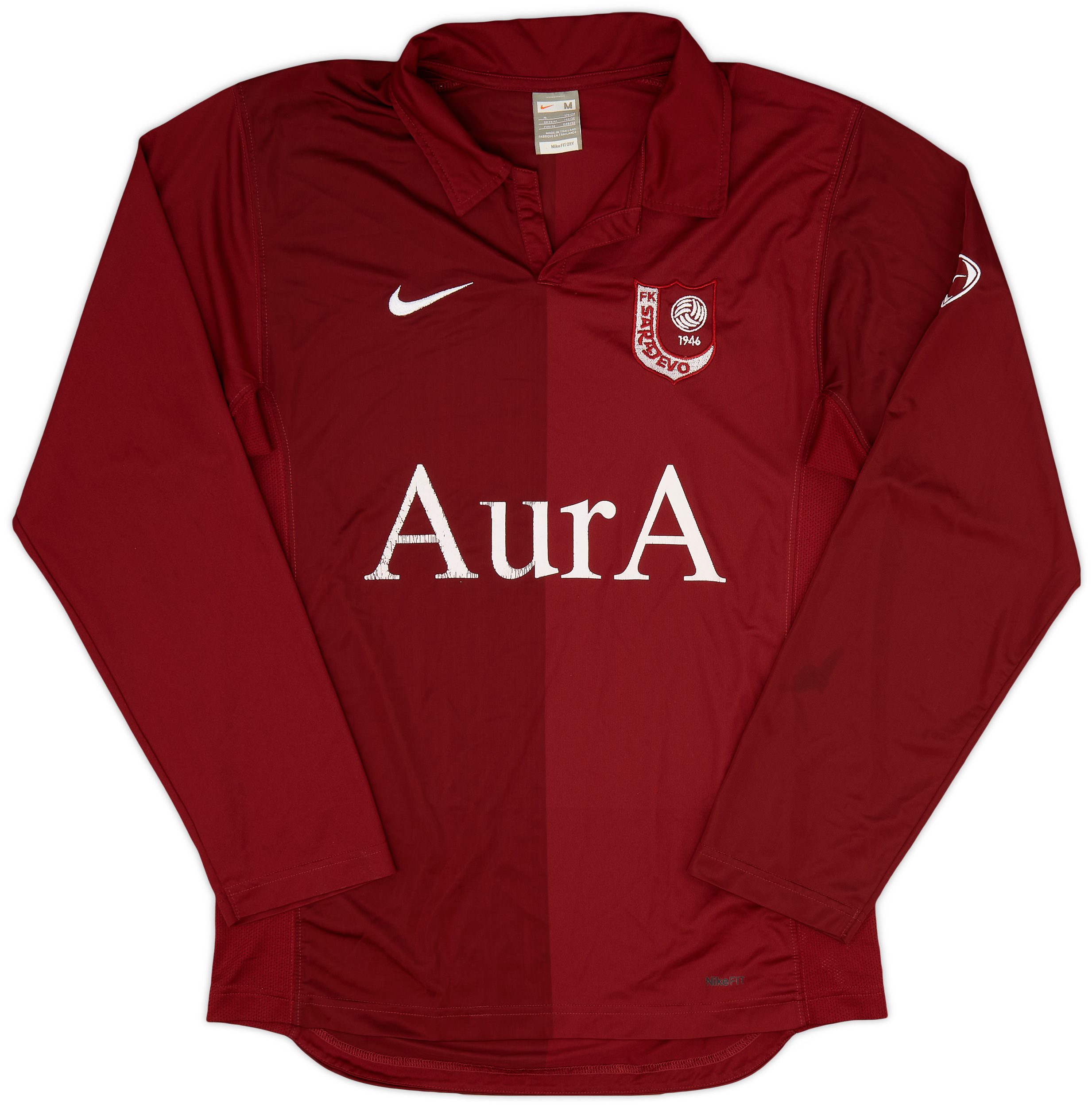 2007-08 FK Sarajevo Home L/S Shirt - 6/10 - (M)