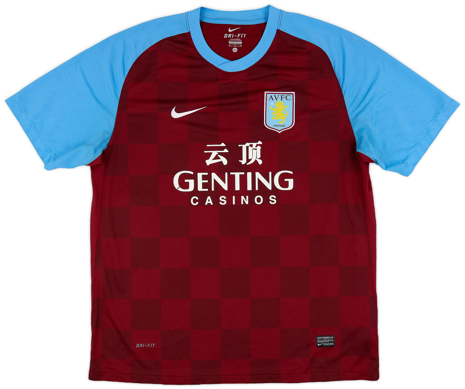 2011-12 Aston Villa Home Shirt - 7/10 - (XL)