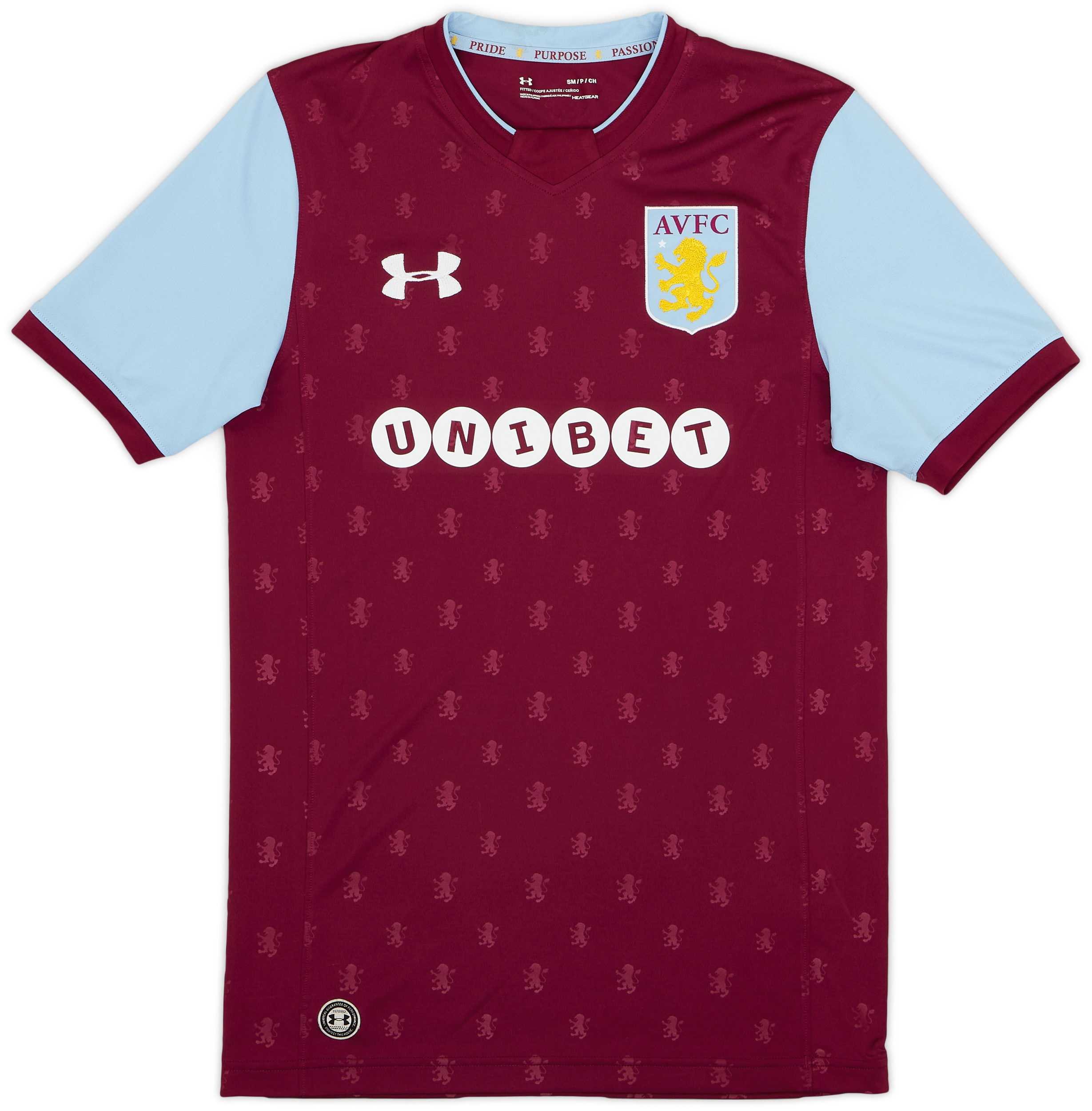 2017-18 Aston Villa Home Shirt - 8/10 - (S)