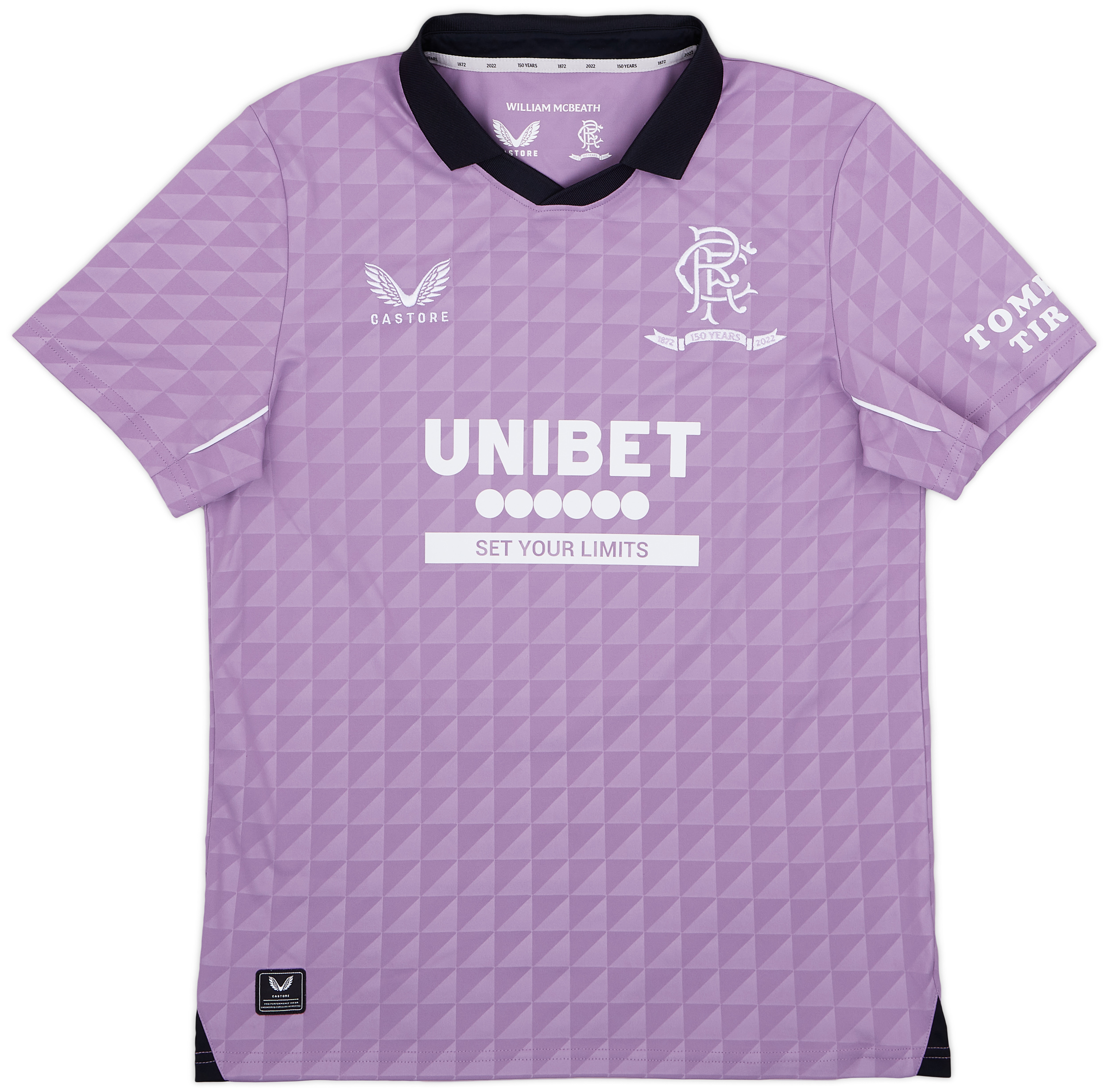 2021-22 Rangers '150 Years Anniversary' Third Shirt - 9/10 - (M)
