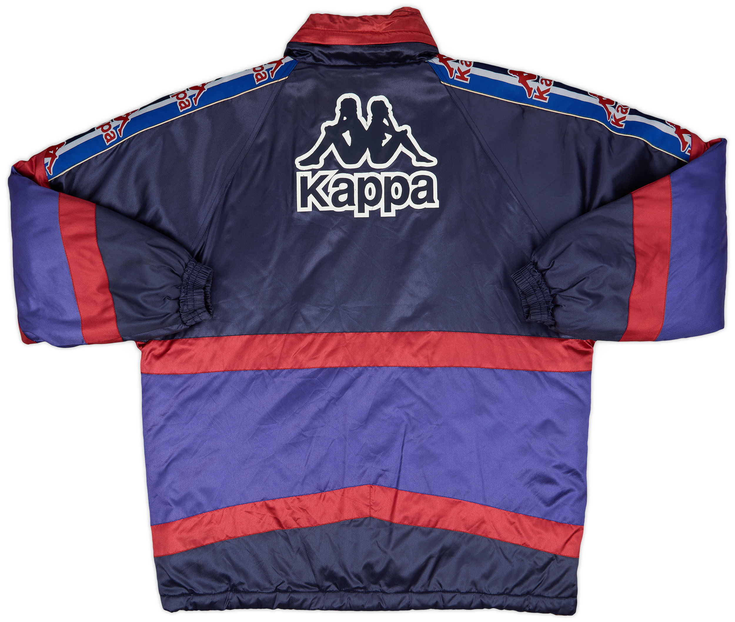 Kappa 95”FC Barcelona ベンチコート ネイビー/レッドXL