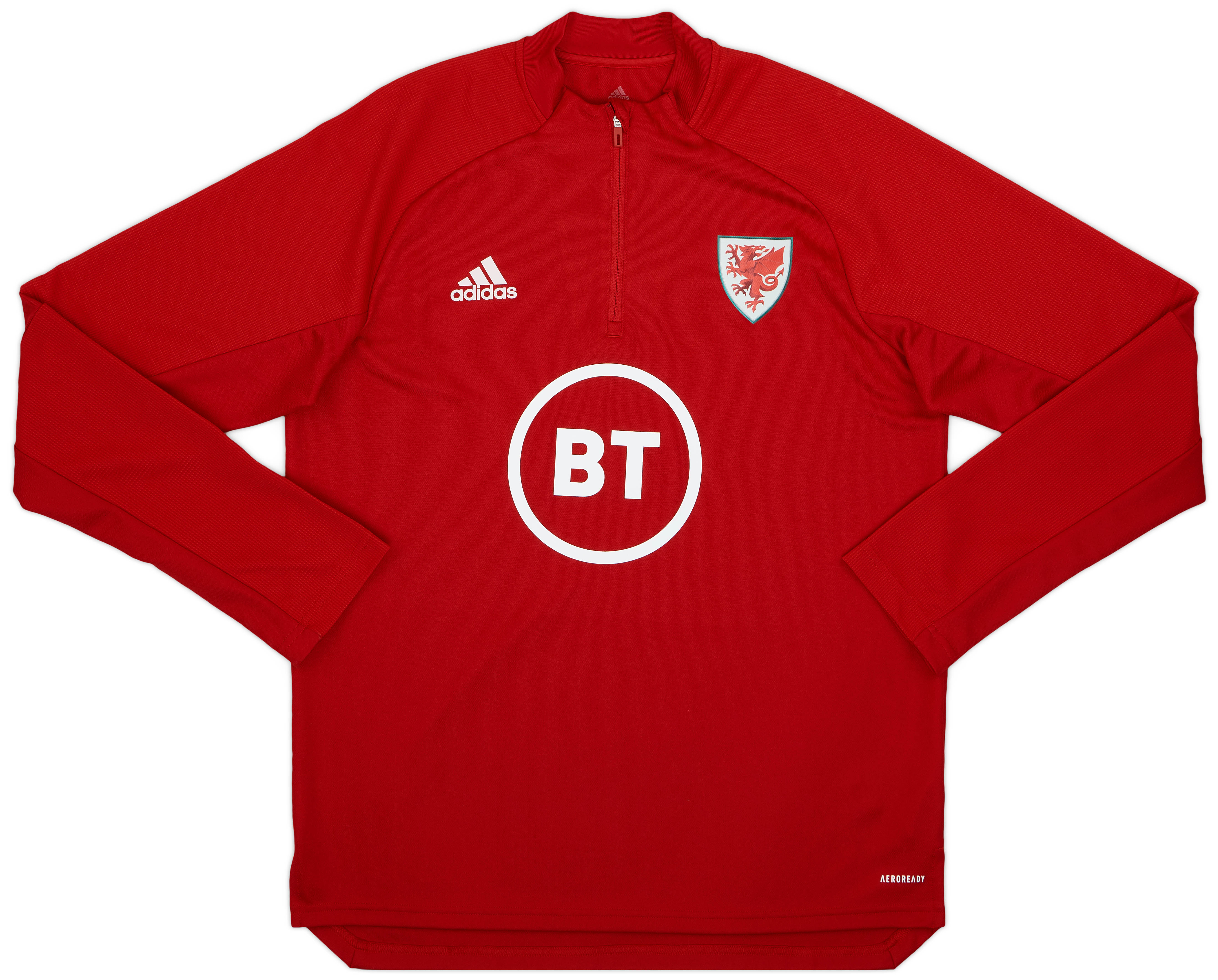 2020 21 Wales adidas 1 4 Zip Training Top 7 10