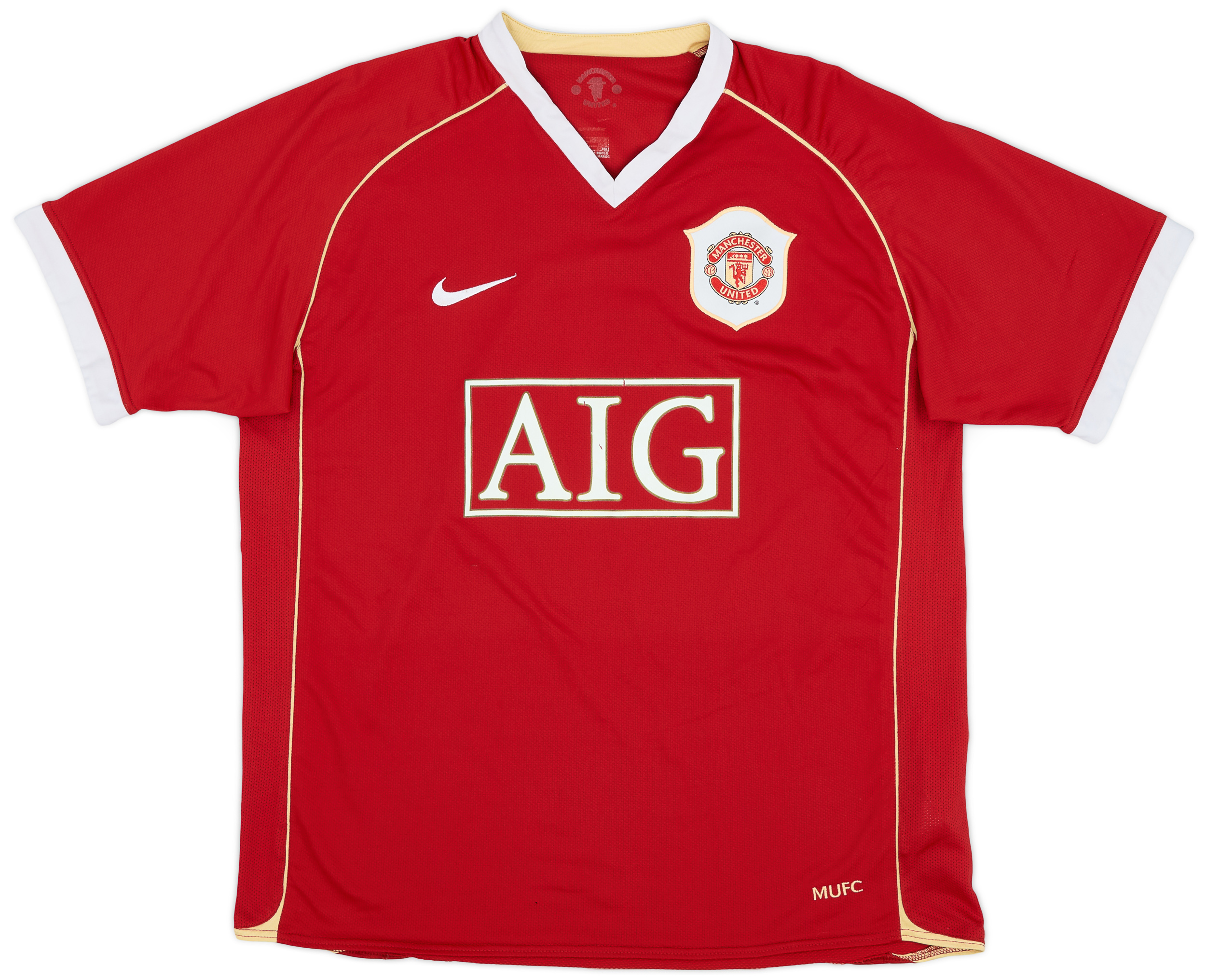 堺*秀様 Nike Manchester United ルーニー10 L 2007-08 Manchester United Nike Training Shirt - 7/10 - (S)