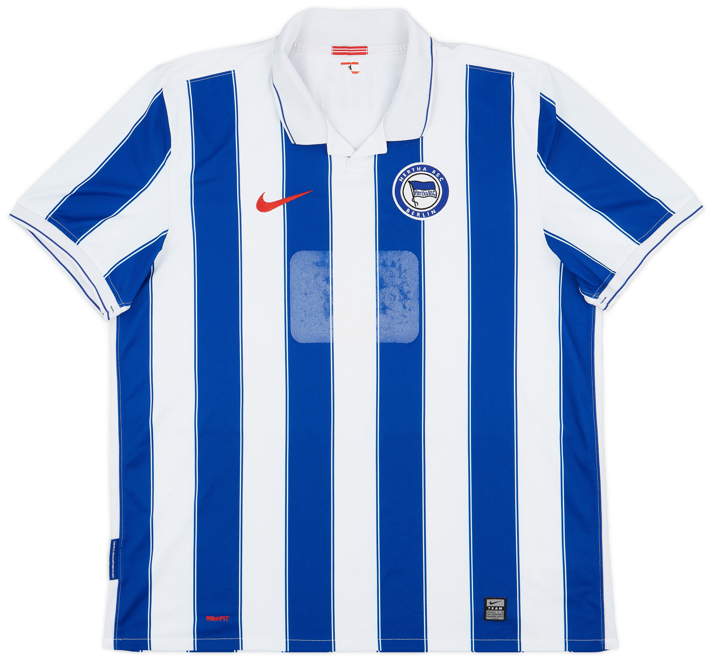 2009-10 Hertha Berlin Home Shirt - 4/10 - (XXL)