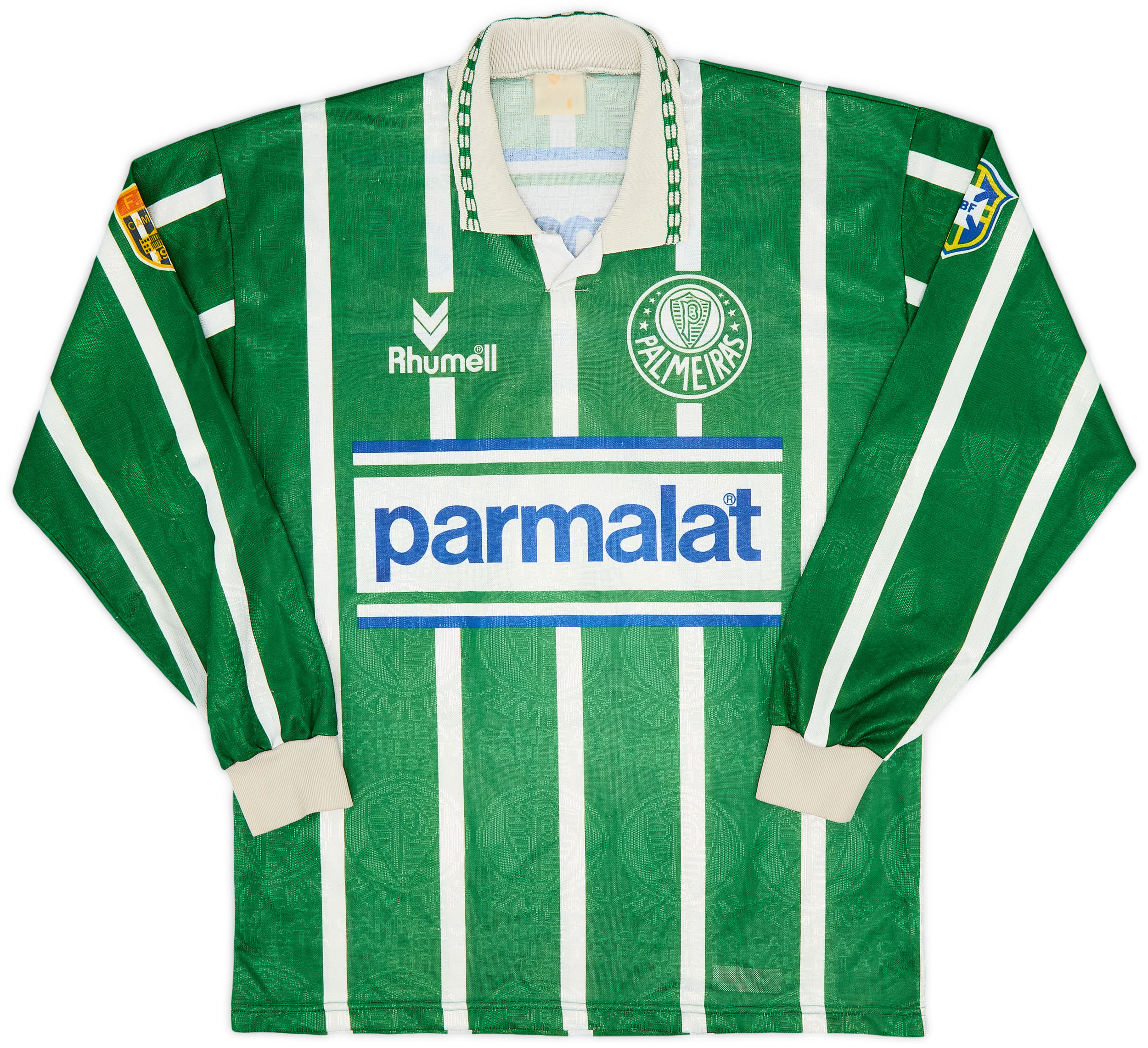 PALMEIRAS ストライプ長袖シャツ 80s a143d72123cfa3304c8fd643b64150