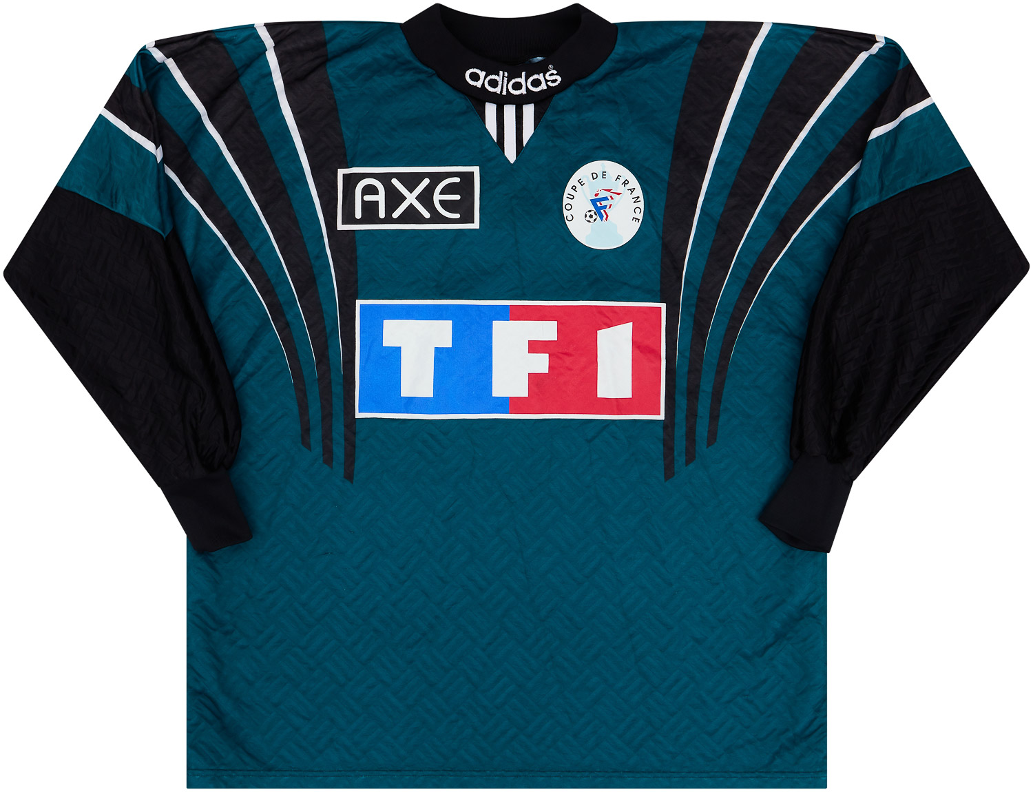 Maillot Foot Adidas SC Toulon #5 1996 - Match Coupe De France - Taille XL