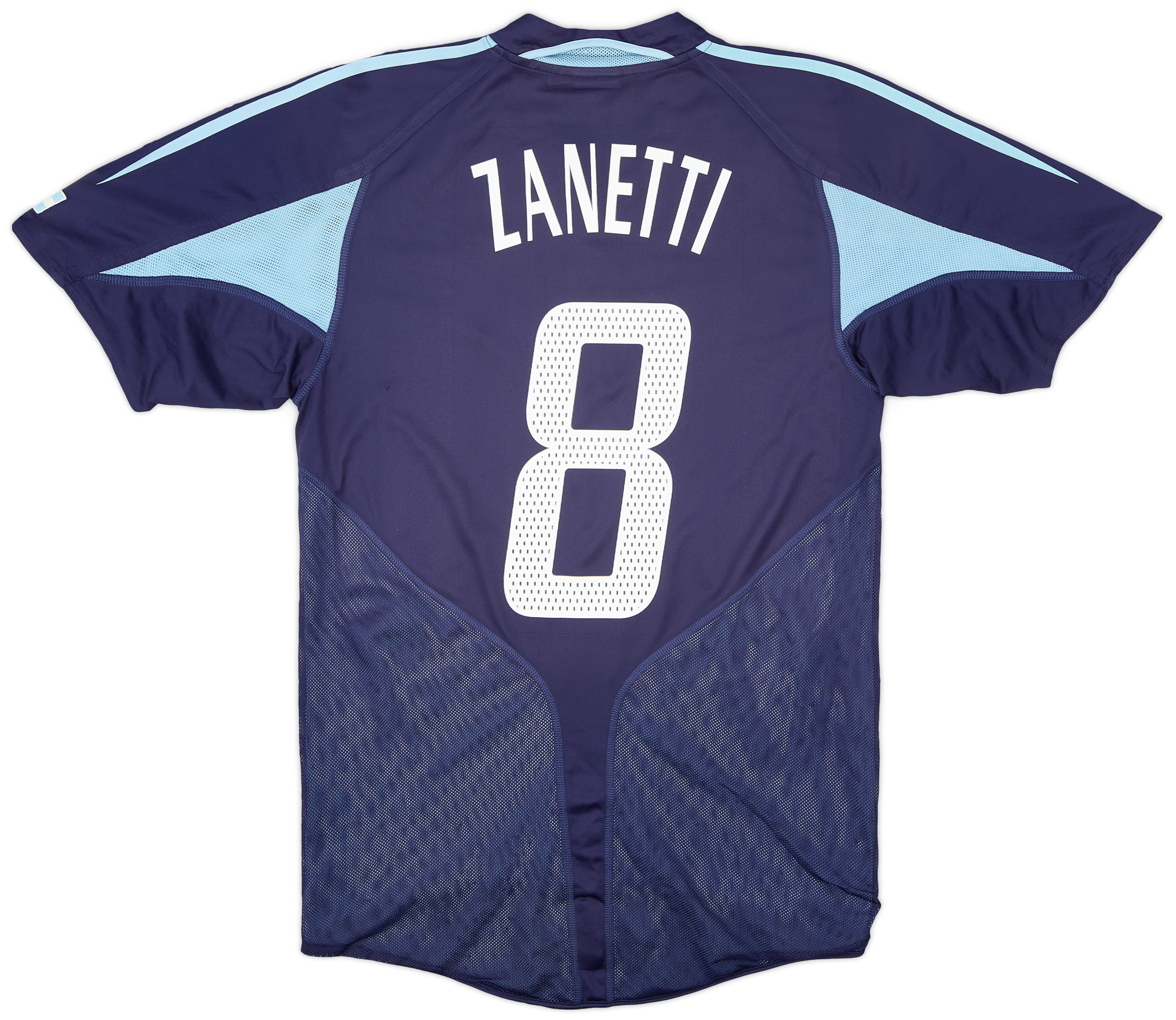 2004-05 Argentina Away Shirt Zanetti #8 - 6/10 - (S)
