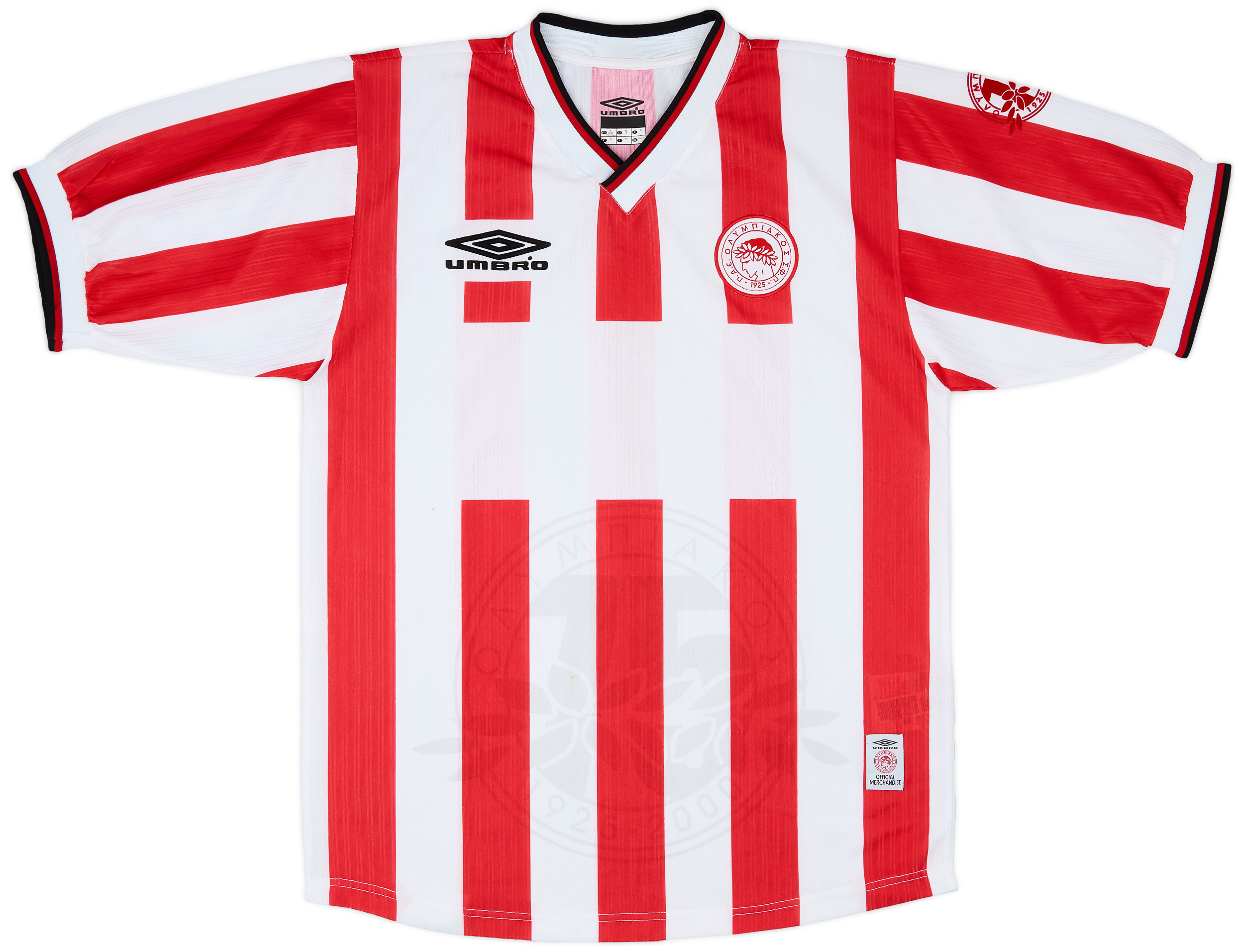 2000-01 Olympiakos Home Shirt - 6/10 - (XL)