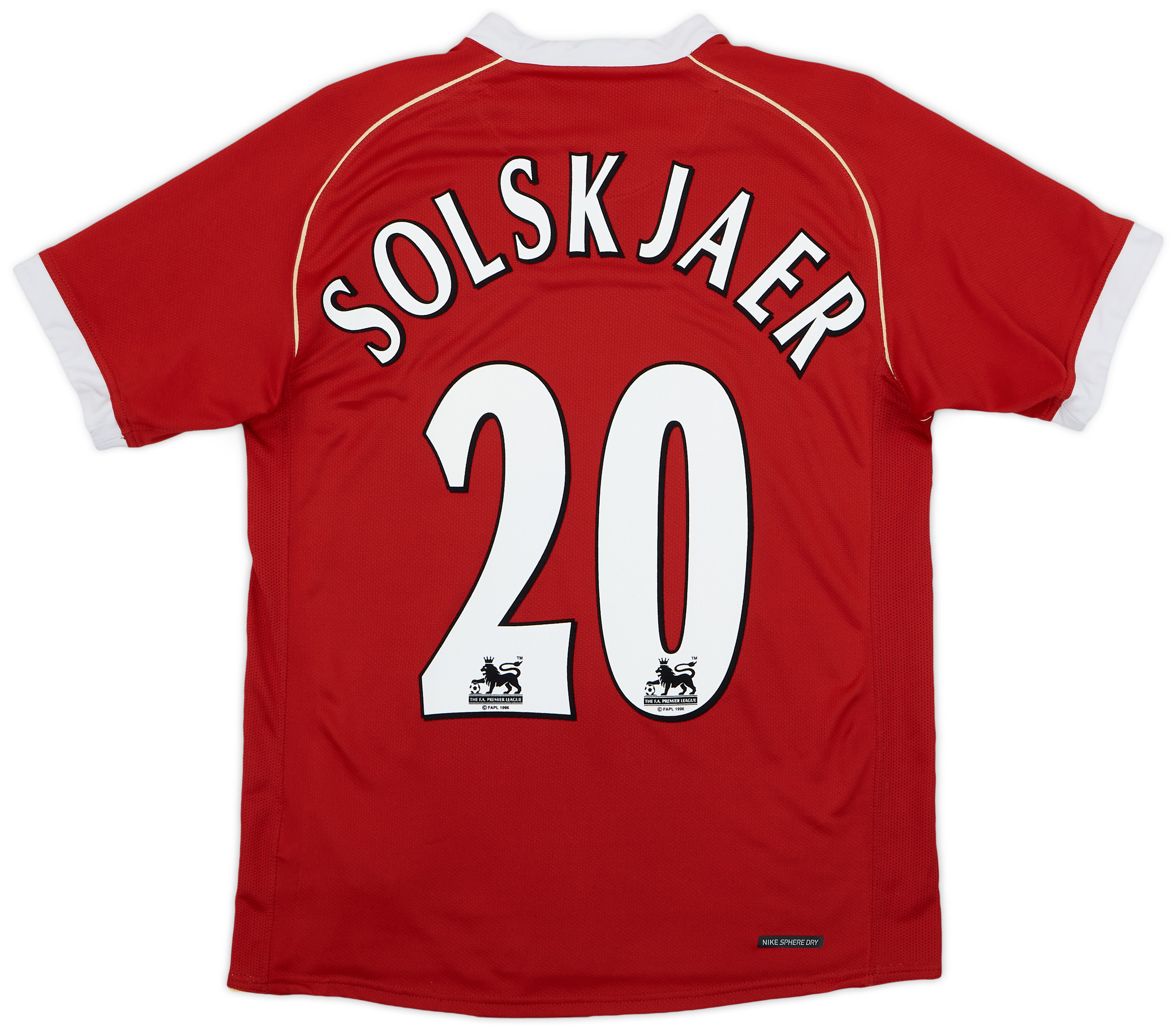 Maillot Manchester United Signé Ole Gunnar Solskjaer - Saison 2020-21, Numéro 20 - Certifié