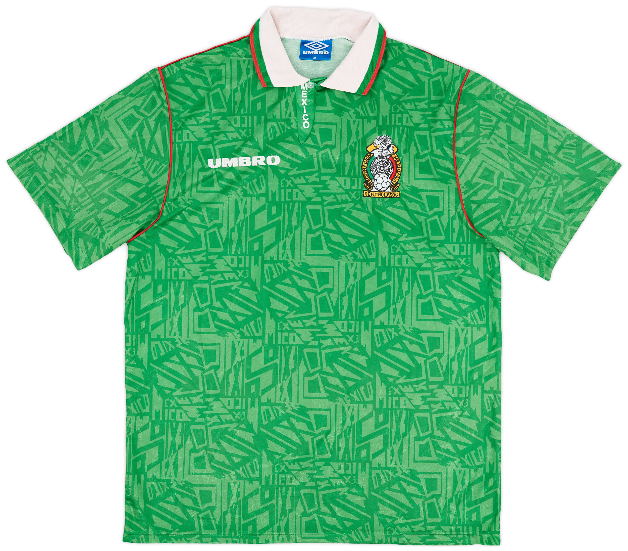 1994-95 Mexico Home Shirt - 7/10 - (XL)