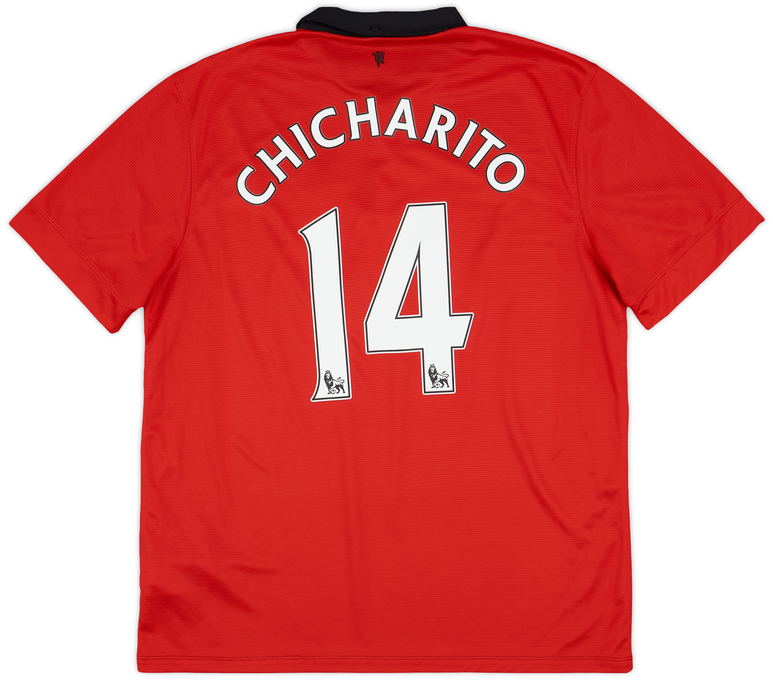 2013-14 Manchester United Home Shirt Chicharito #14 - 8/10 - (XL)