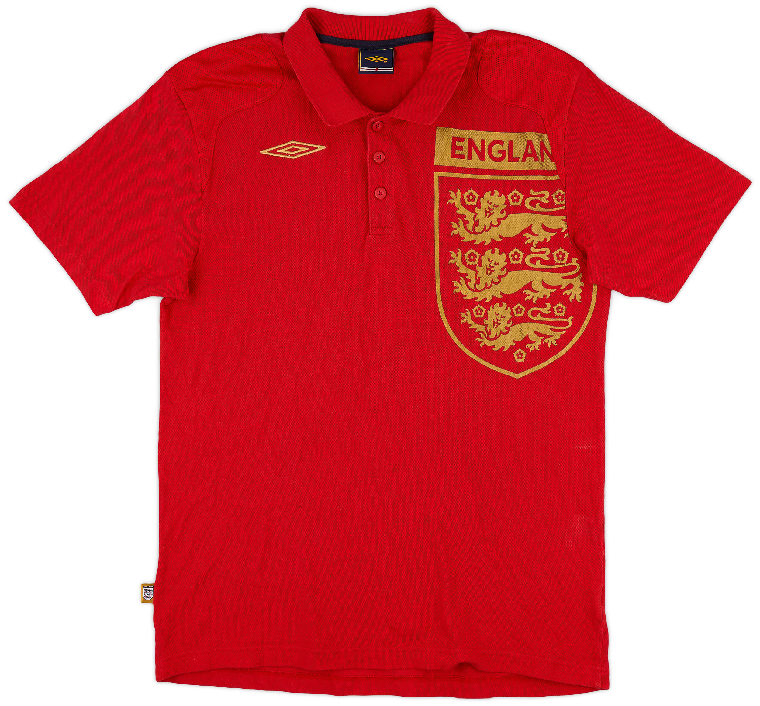 2000-02 England Umbro Polo Shirt - 9/10 - (L)