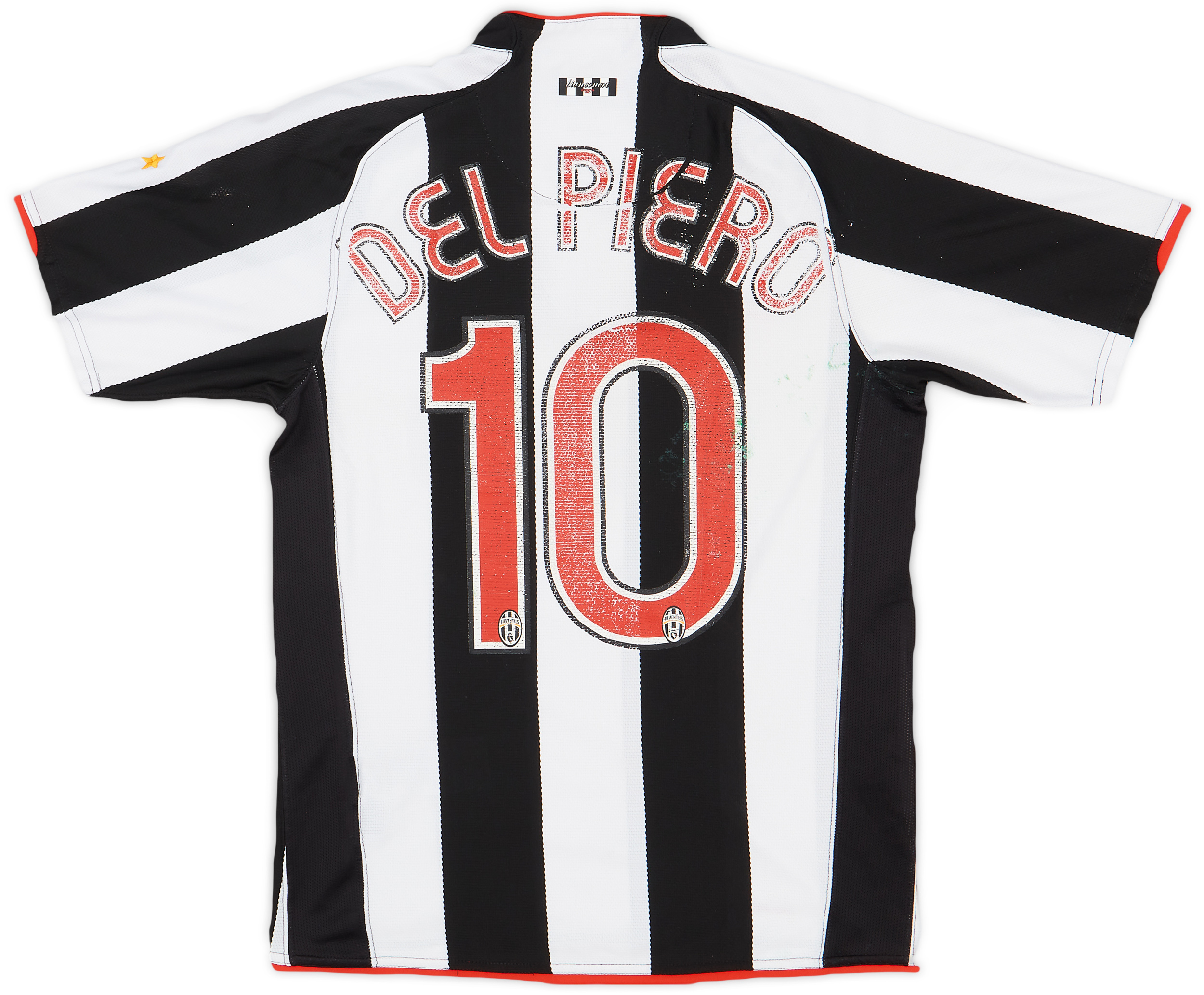 トップブランドのファッション Shirt Home Juventus 2007-08 Del (S) - 3/10 - #10 Piero ウェア